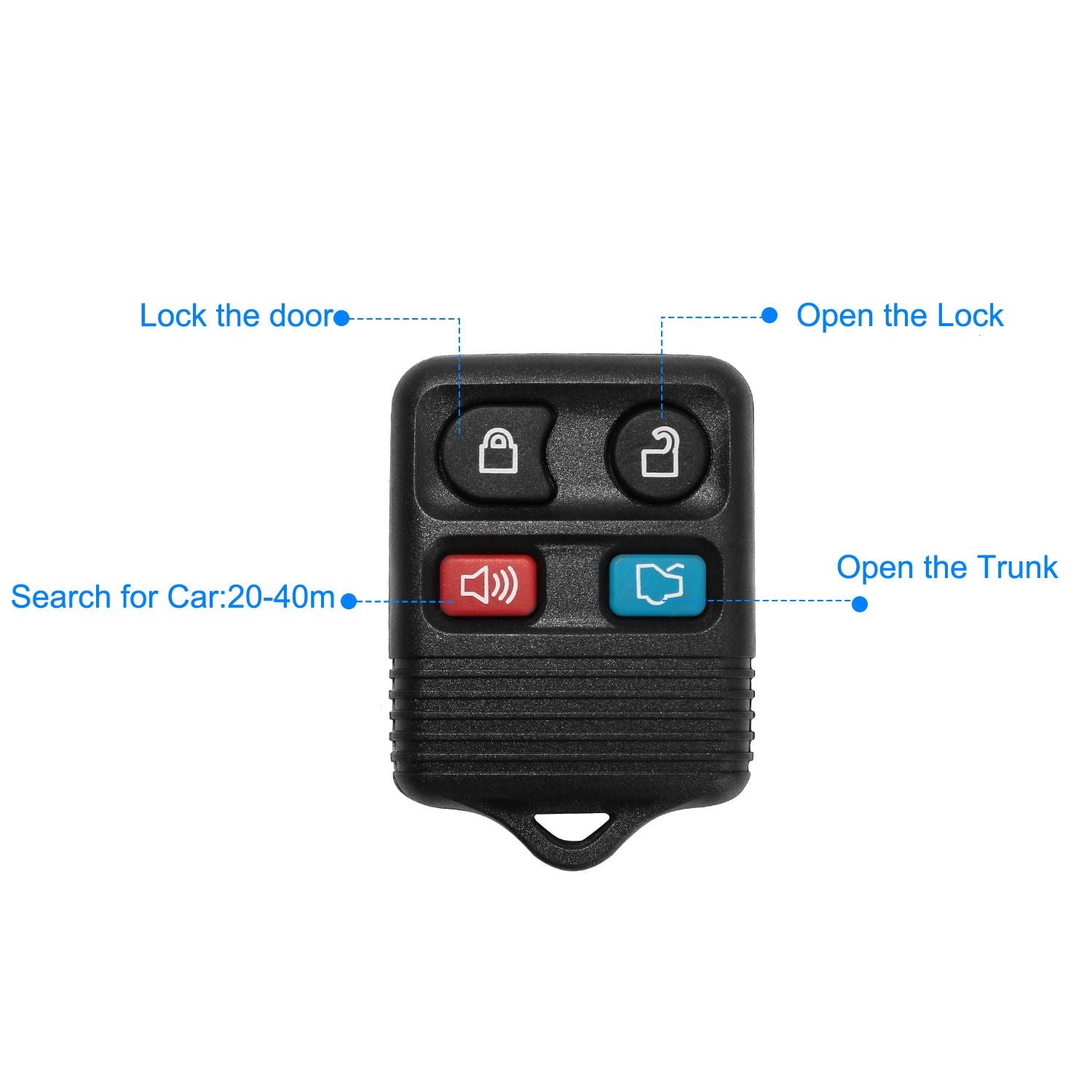 GBruno 2-Pack Key Fob Case For Ford Escape Mustang