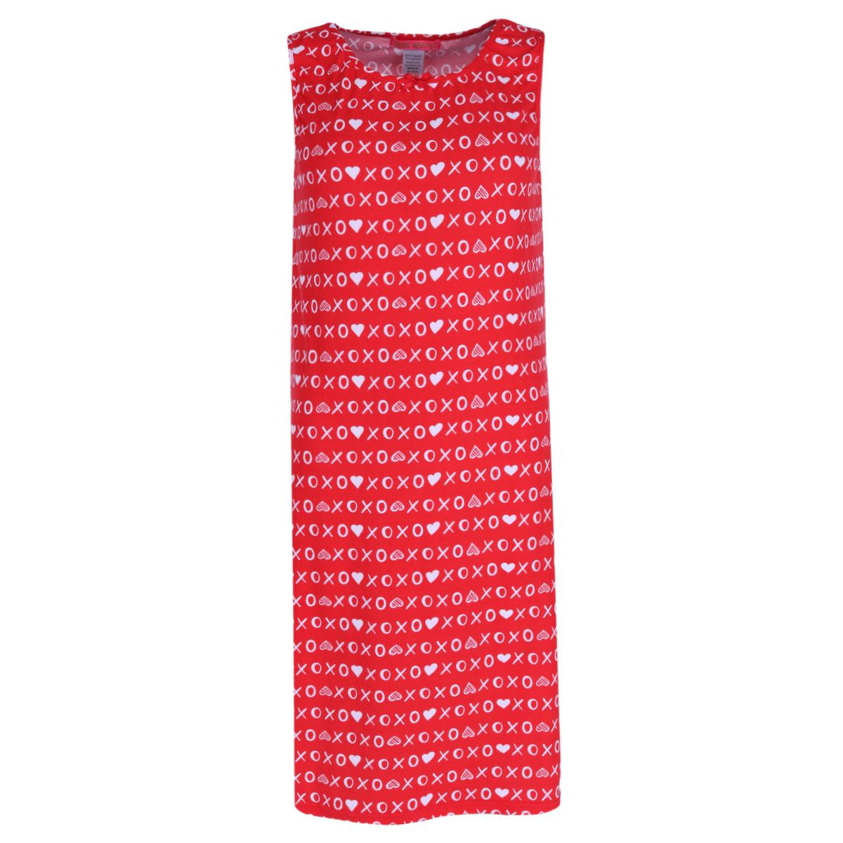 5 More Minutes Women's Hugs Kisses Sleeveless Nightshirt