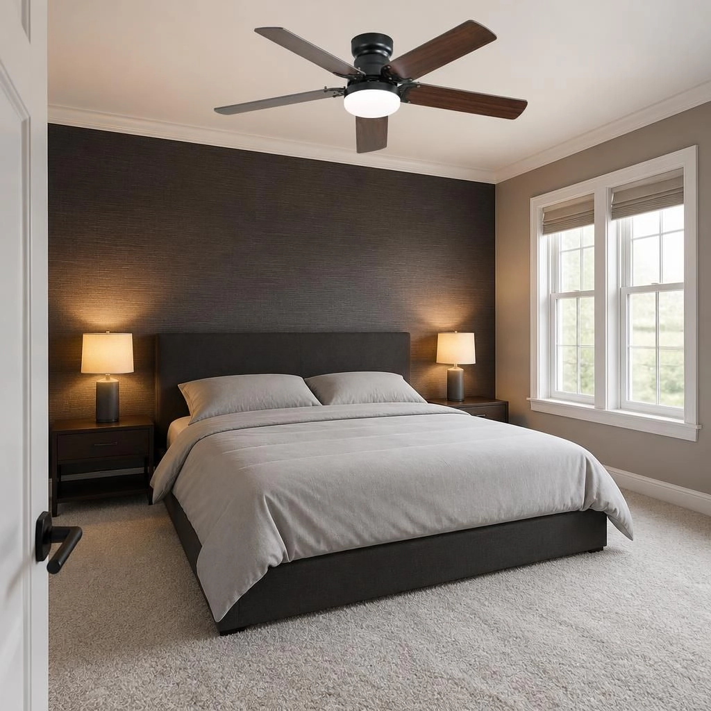 ELEMENT ACE Modern Low Profile Quiet Ceiling Fan