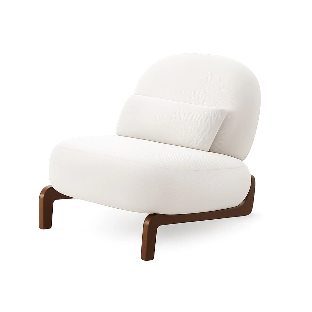 GOODSILO Upholstered Fabric Accent Chair