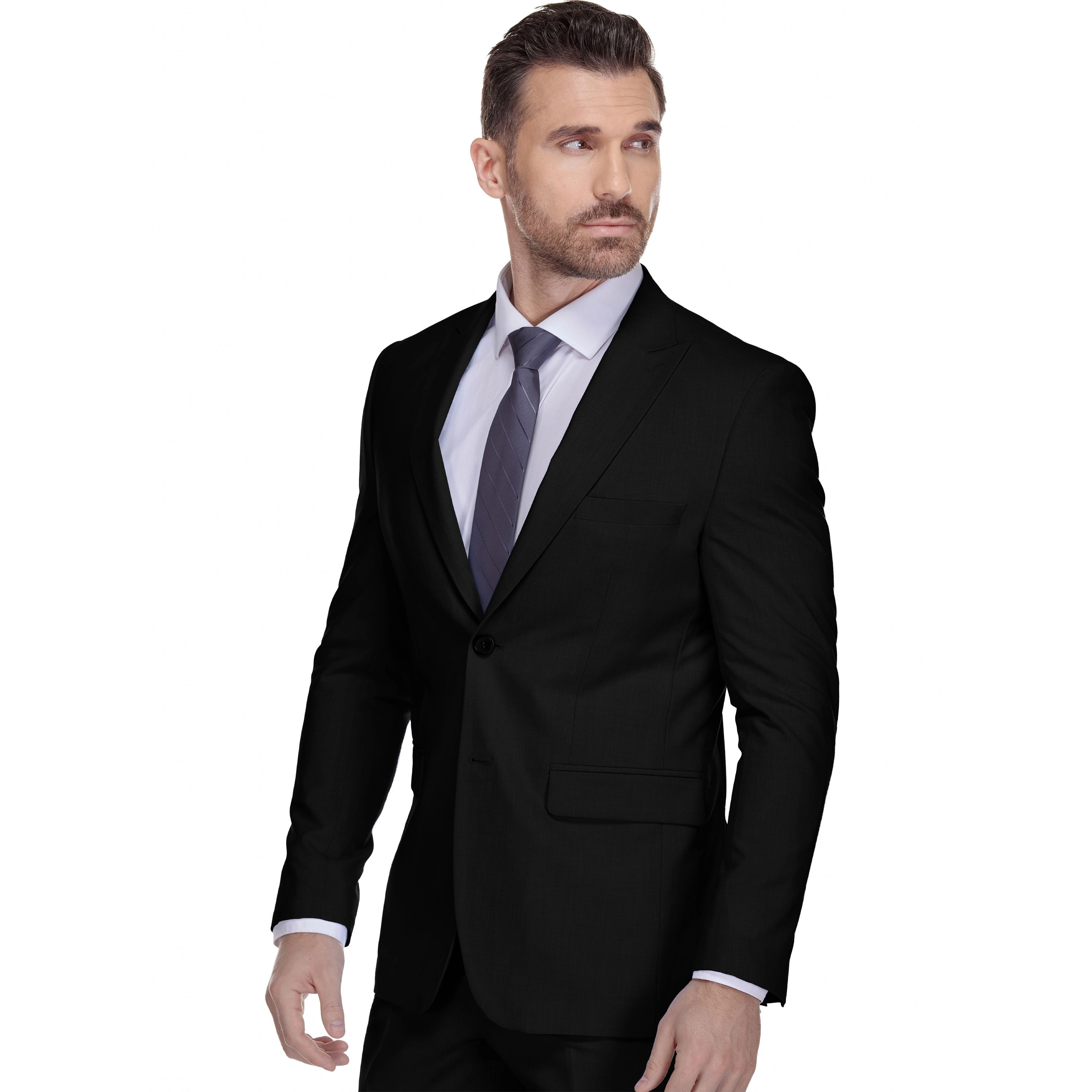 Gino Vitale Men's 2-Piece Stretch Slim-Fit Suit