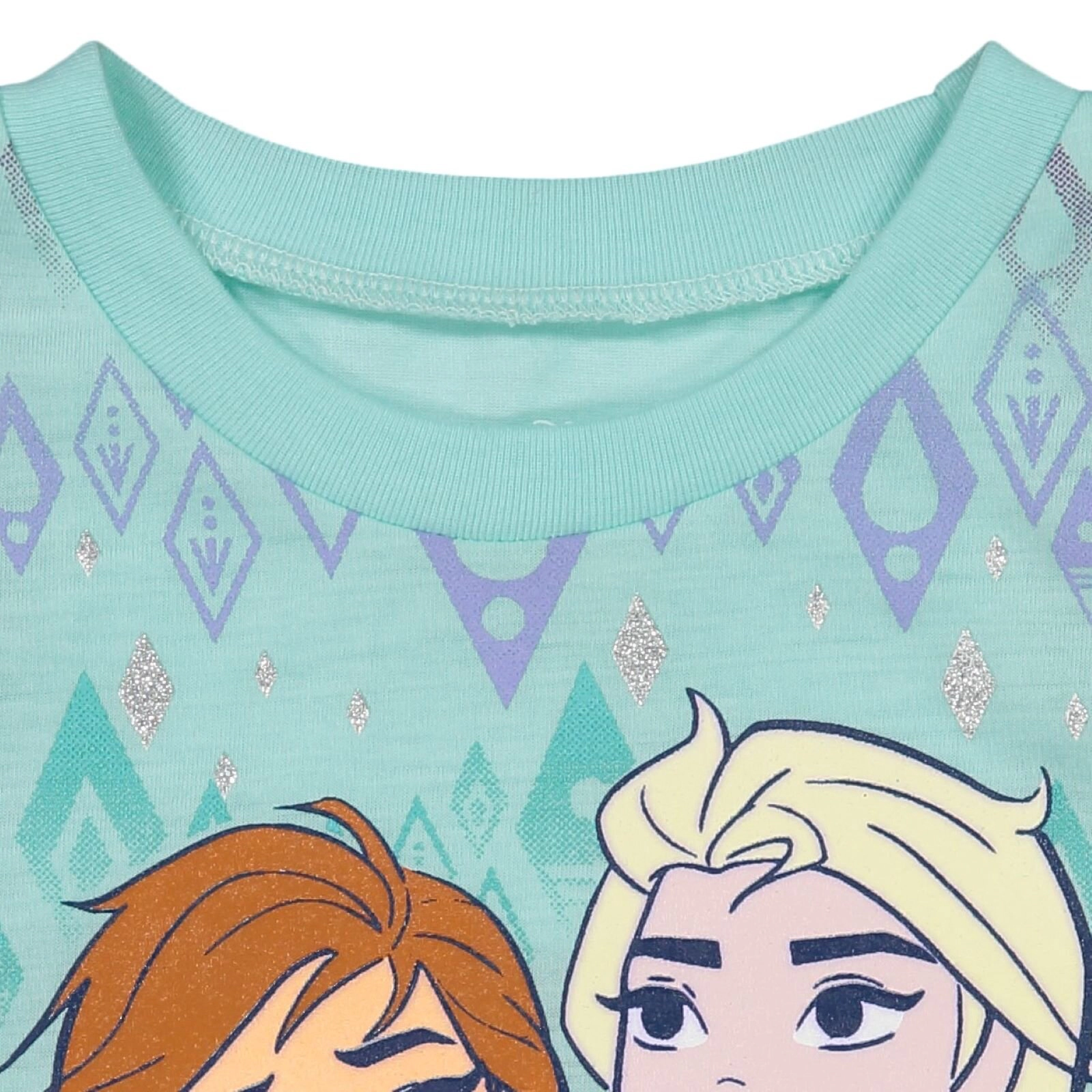 Disney Frozen Girls' 2-Piece T-Shirt and Bike Shorts Set