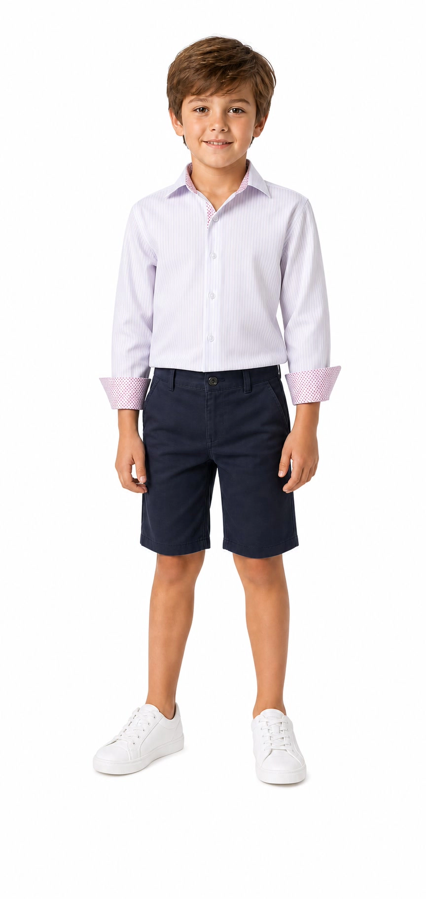 Elie Balleh Boys Slim Fit Boys' Striped Shirt