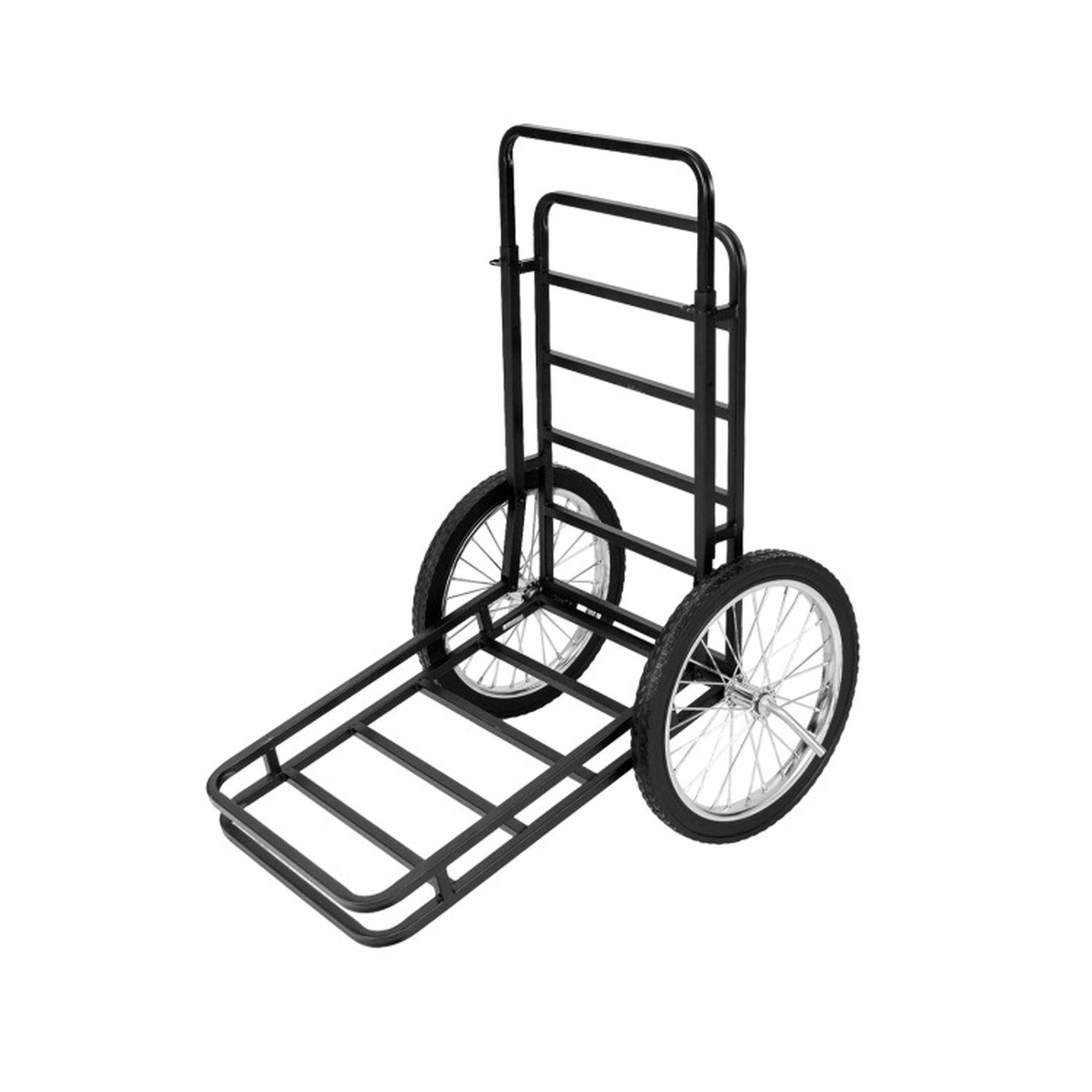 SUGIFT Double-Layer Deer Cart Game Carrier with 20-in Wheels 550-lb Capacity Black