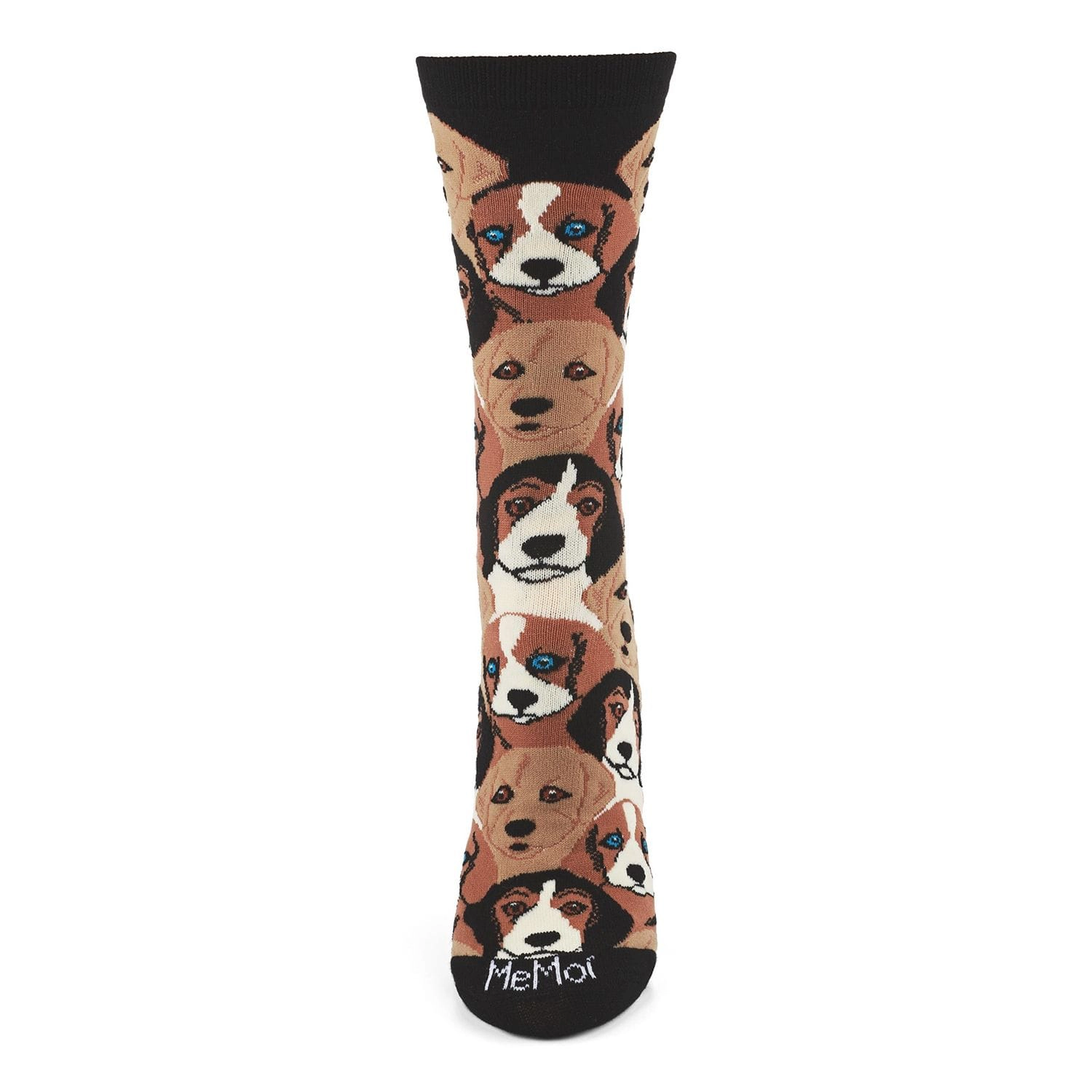 MeMoi Women's Puppy Bamboo Blend Crew Socks