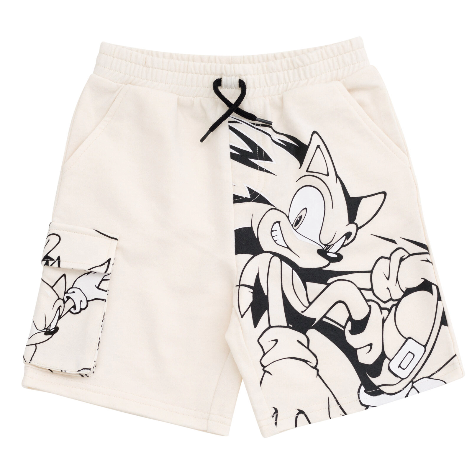 SEGA Sonic the Hedgehog Boys' 2-Piece Hooded T-Shirt and Shorts Set
