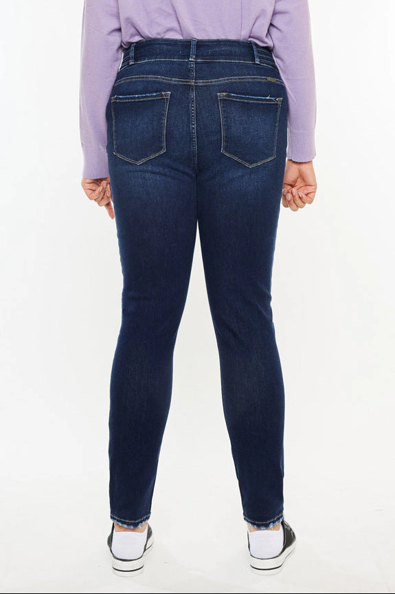 Kancan Women's Plus High Rise Super Skinny Jeans Taly
