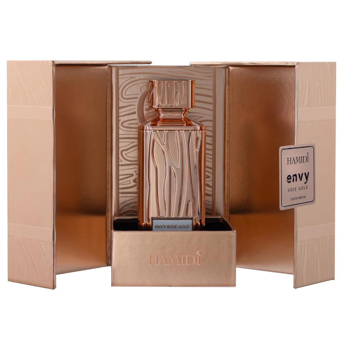 Hamidi Envy Rose Gold Eau de Parfum Unisex - Oriental Floral Gourmand 3.4 oz Spray