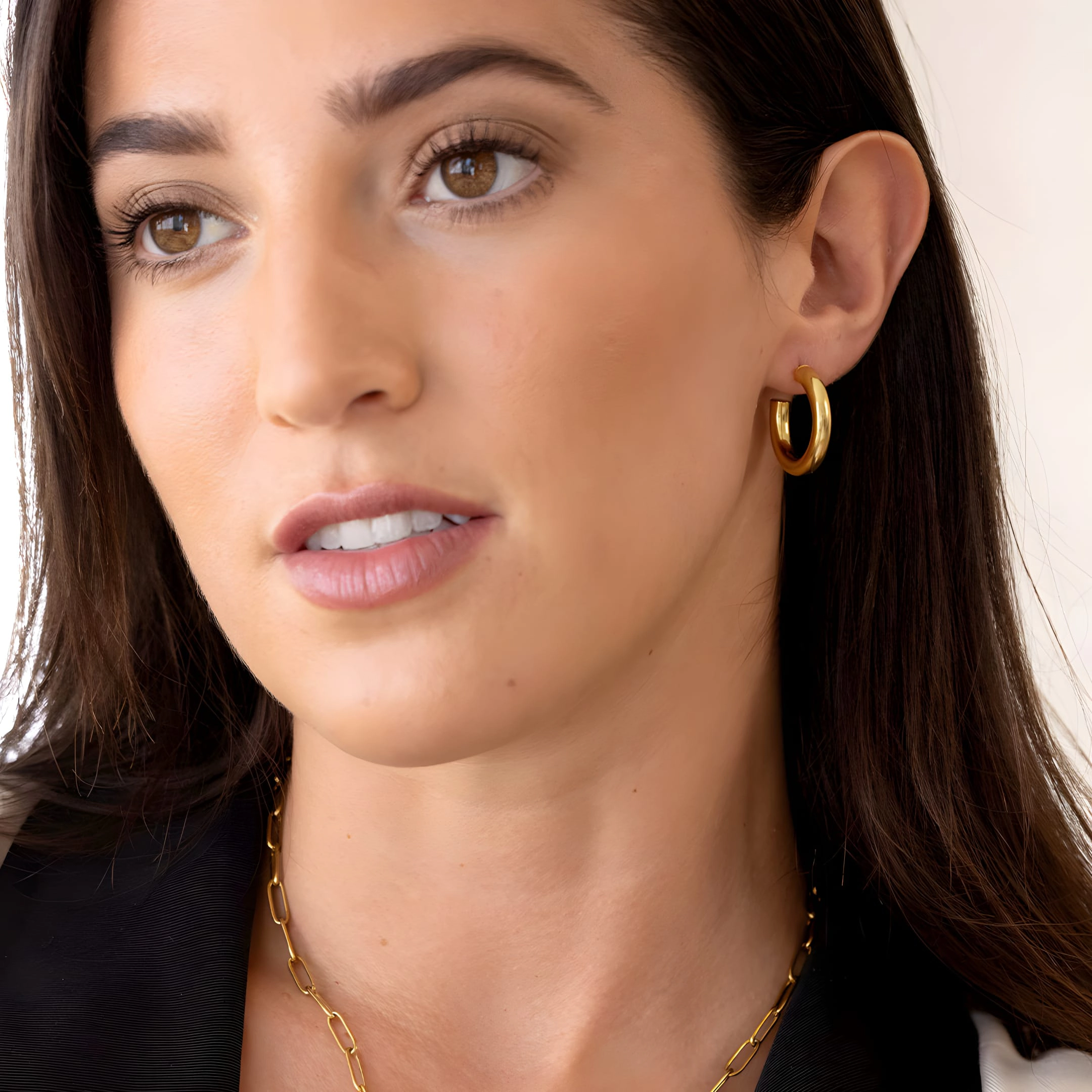 Mint & Lily Women's Bold Hoop Earrings