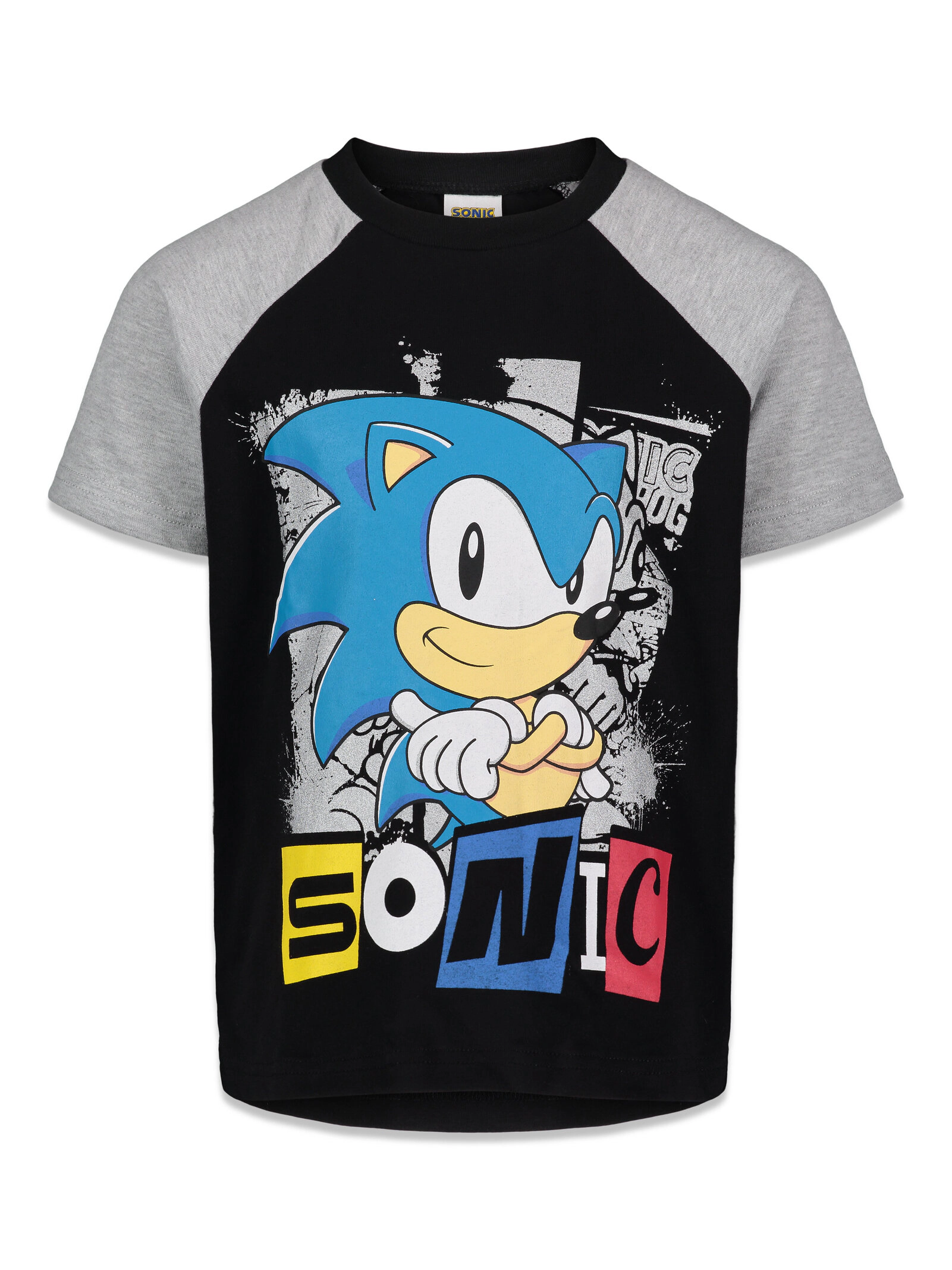 SEGA Sonic the Hedgehog Boys' 2-Pack Short Sleeve T-Shirts