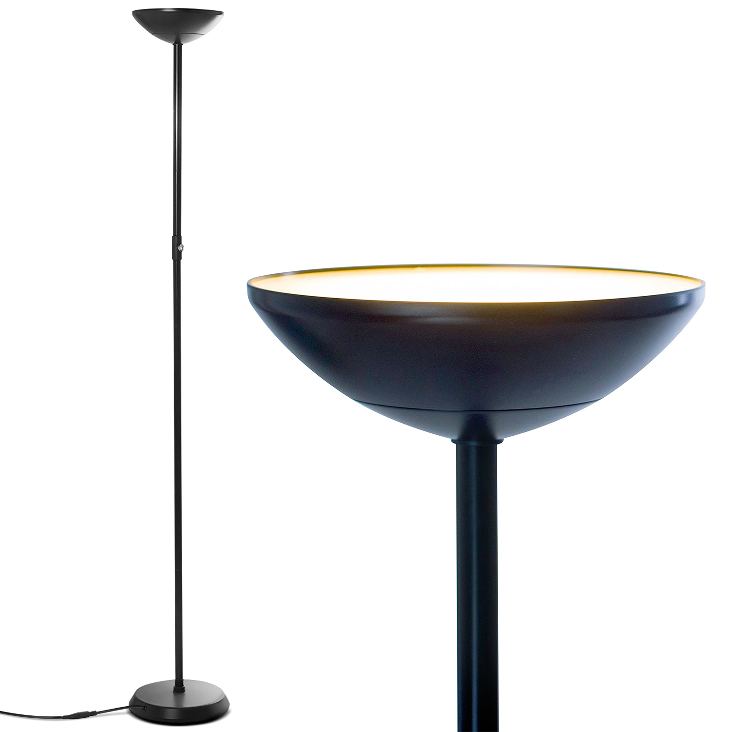 Brightech SkyLite Torchiere LED Floor Lamp
