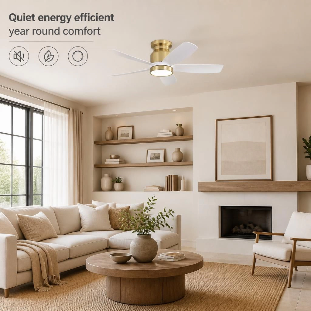 ELEMENT ACE Compact Low Profile Quiet Ceiling Fan