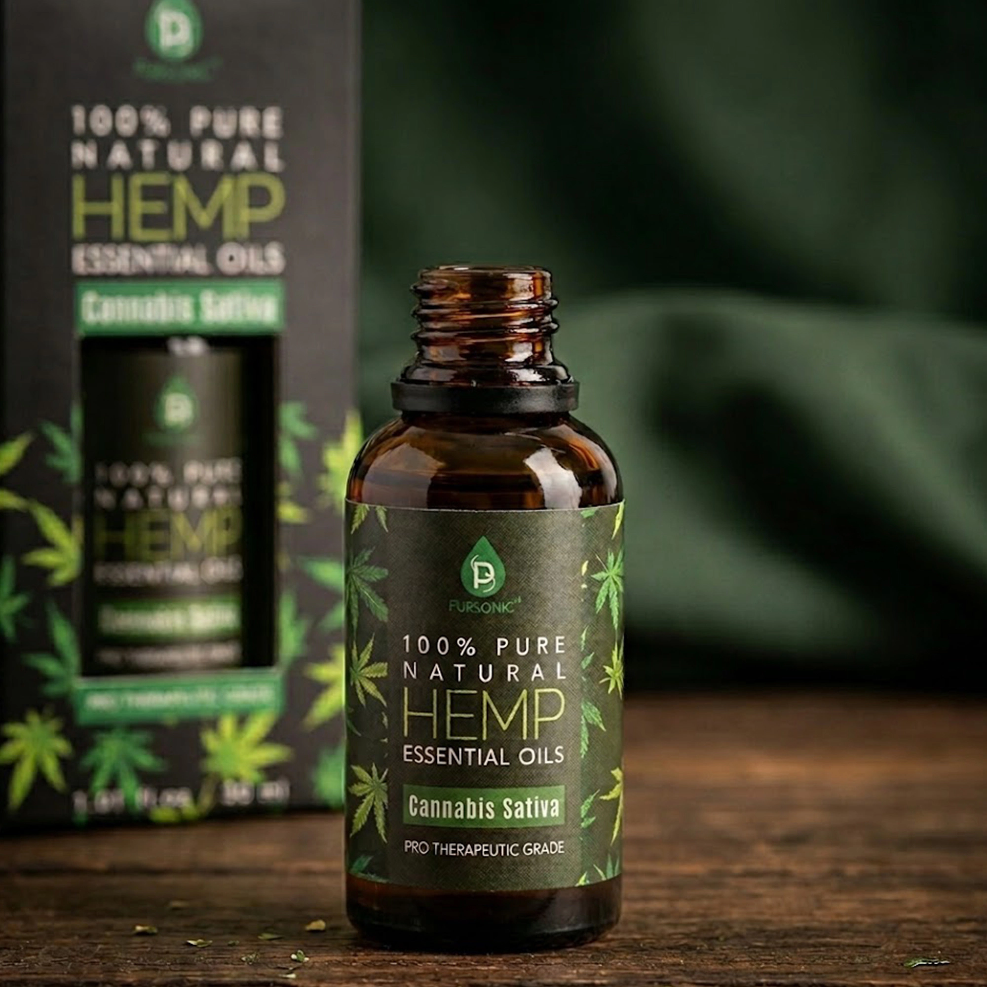 Pursonic Unisex 100% Pure Natural Hemp Seed Oil Skin, Hair & Body Care Essential Oil