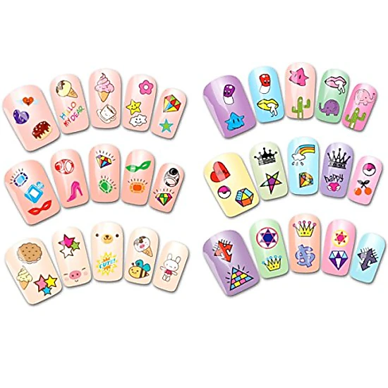 Wrapables 30 Sheets Funky Patterns Nail Art Nail Stickers 3d Nail ...