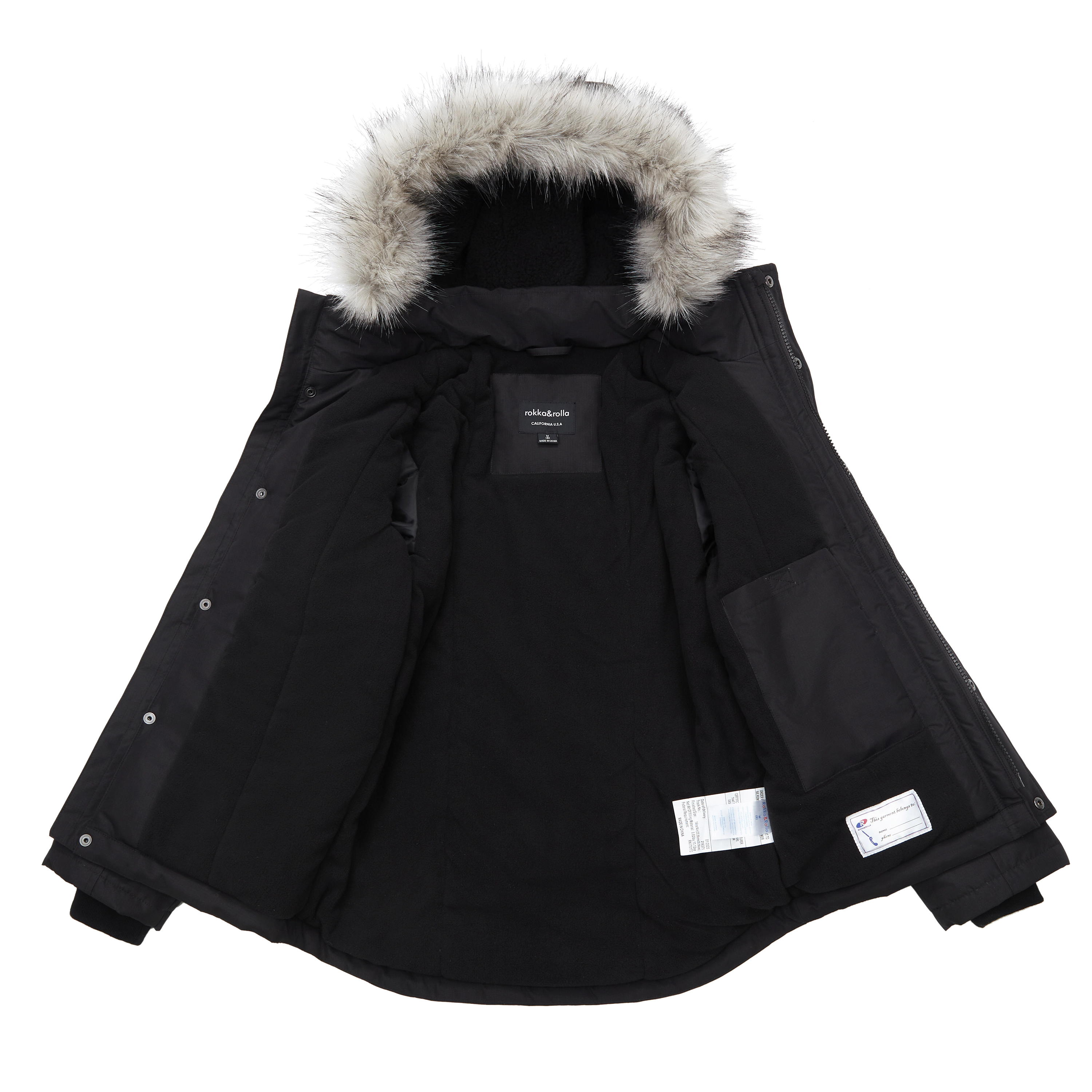Rokka&Rolla Little & Big Kid Boys Fleece-Lined Parka