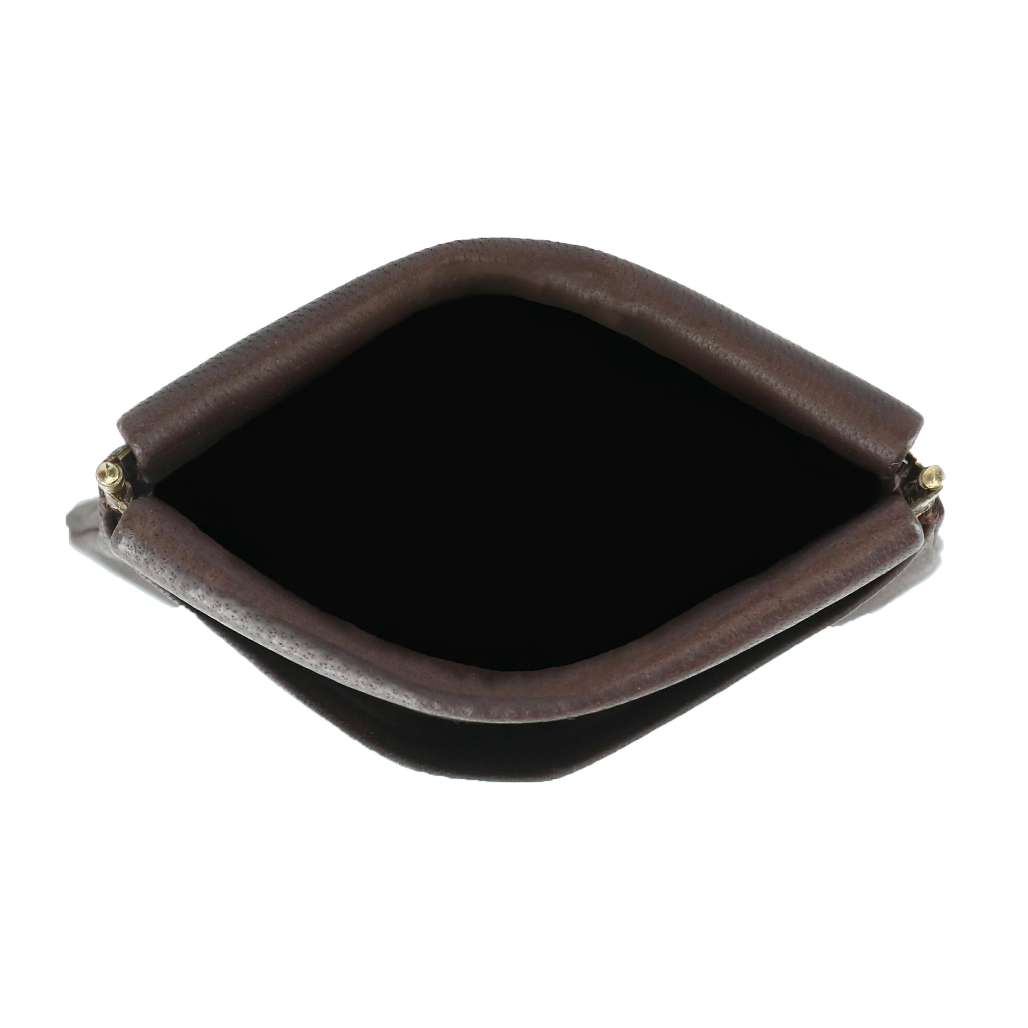 CTM Leather Push Mouth Coin Wallet with Card Slots