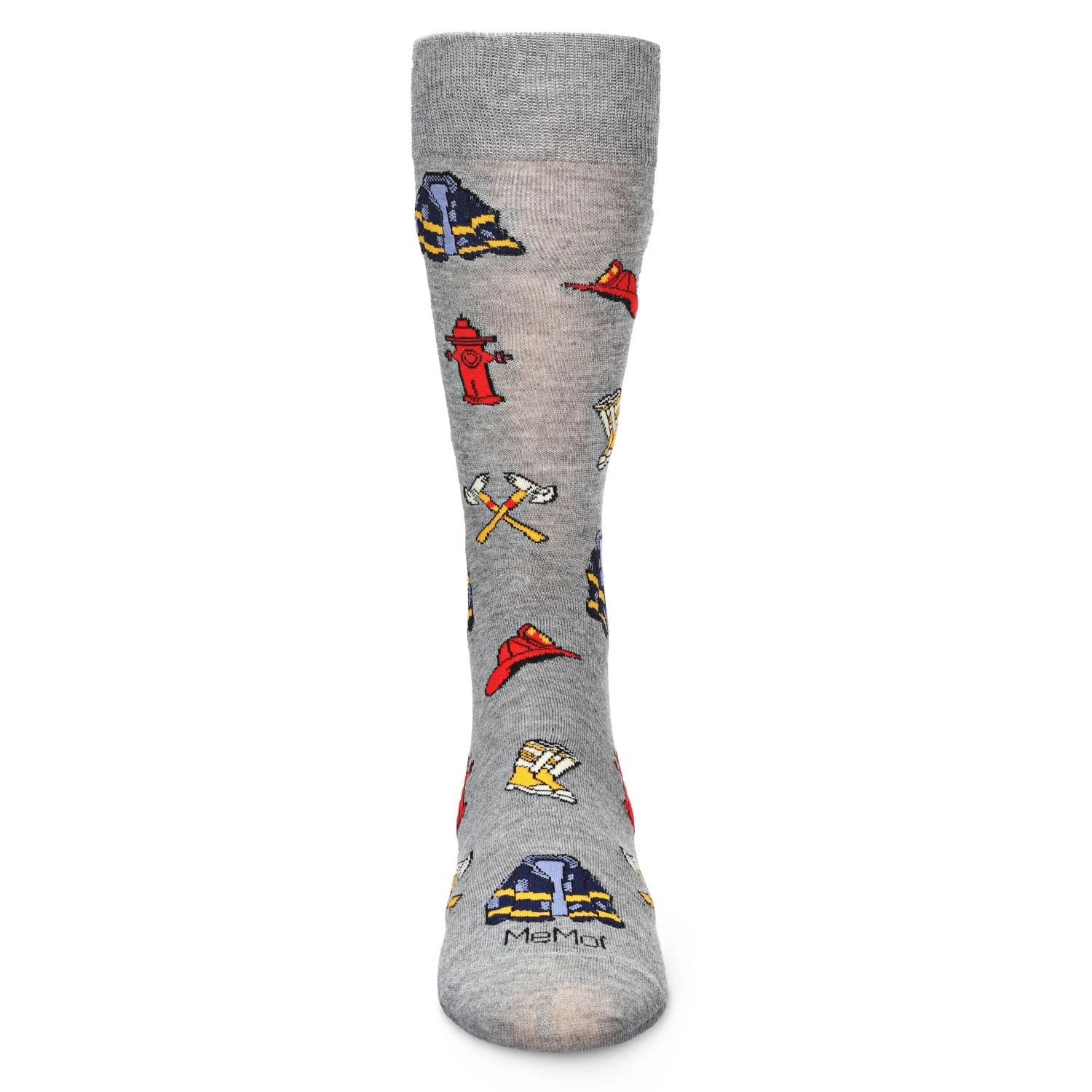 Memoi Men's Firefighter Bamboo Crew Socks