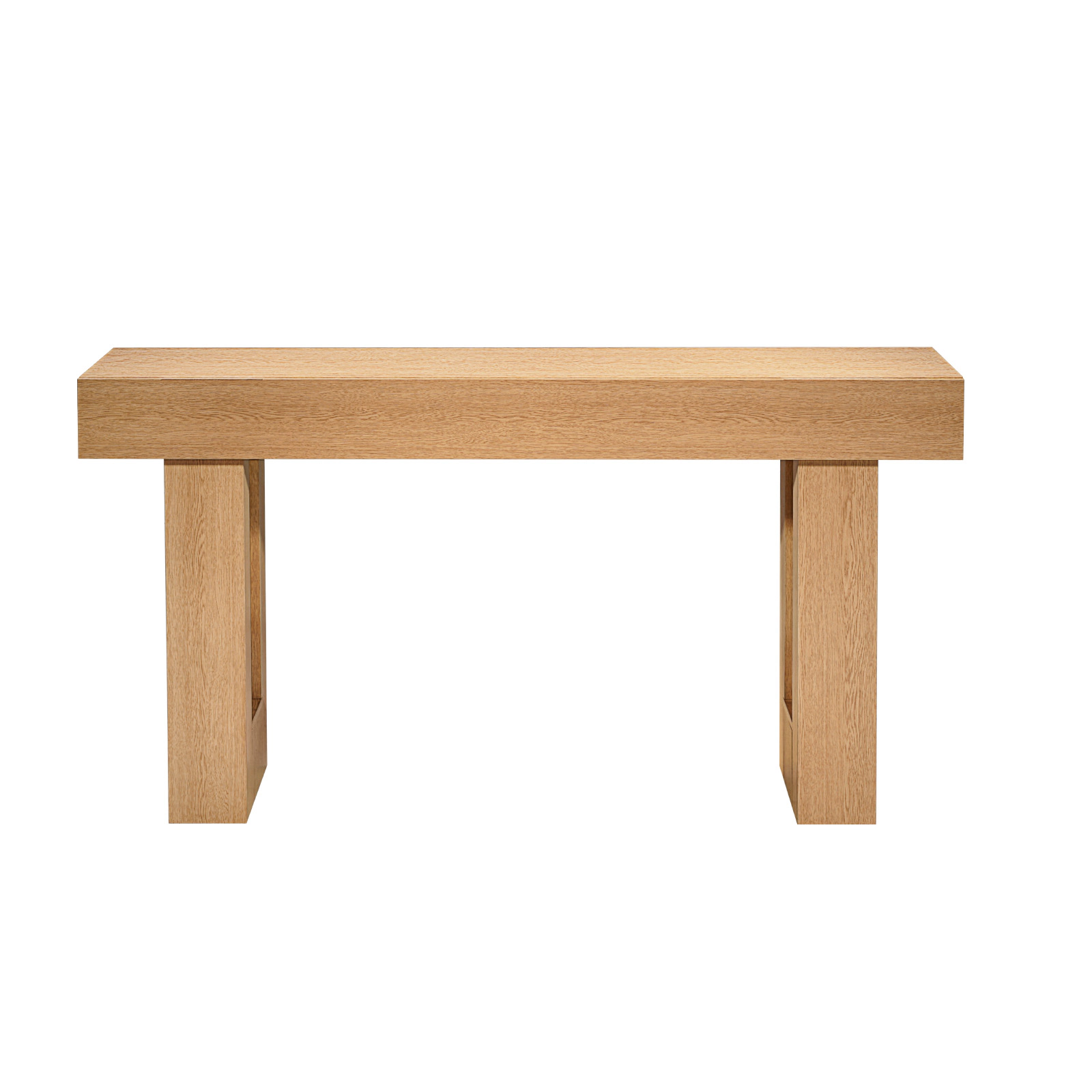 HONGGE Console Table Farmhouse Desk Behind the Couch Wooden Rectangle Entrance Narrow Sofa Table for Hallway Bedroom