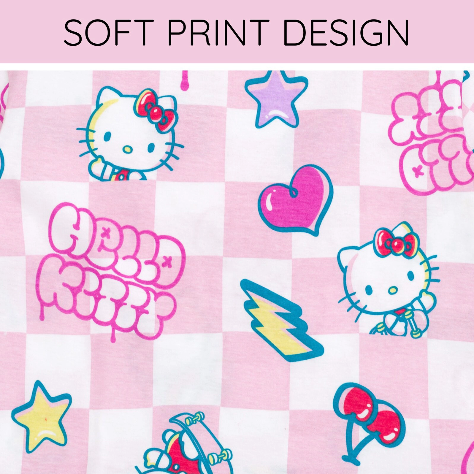Hello Kitty Girls' 2-Piece T-Shirt and Shorts Set