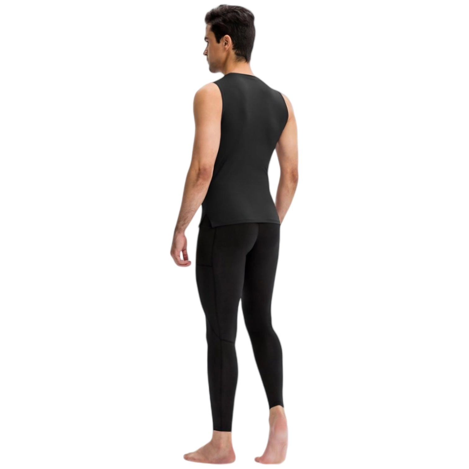 Anna-Kaci Men's Sleeveless Compression Tank Top with Smooth Stretch Fabric for Athletic Performance