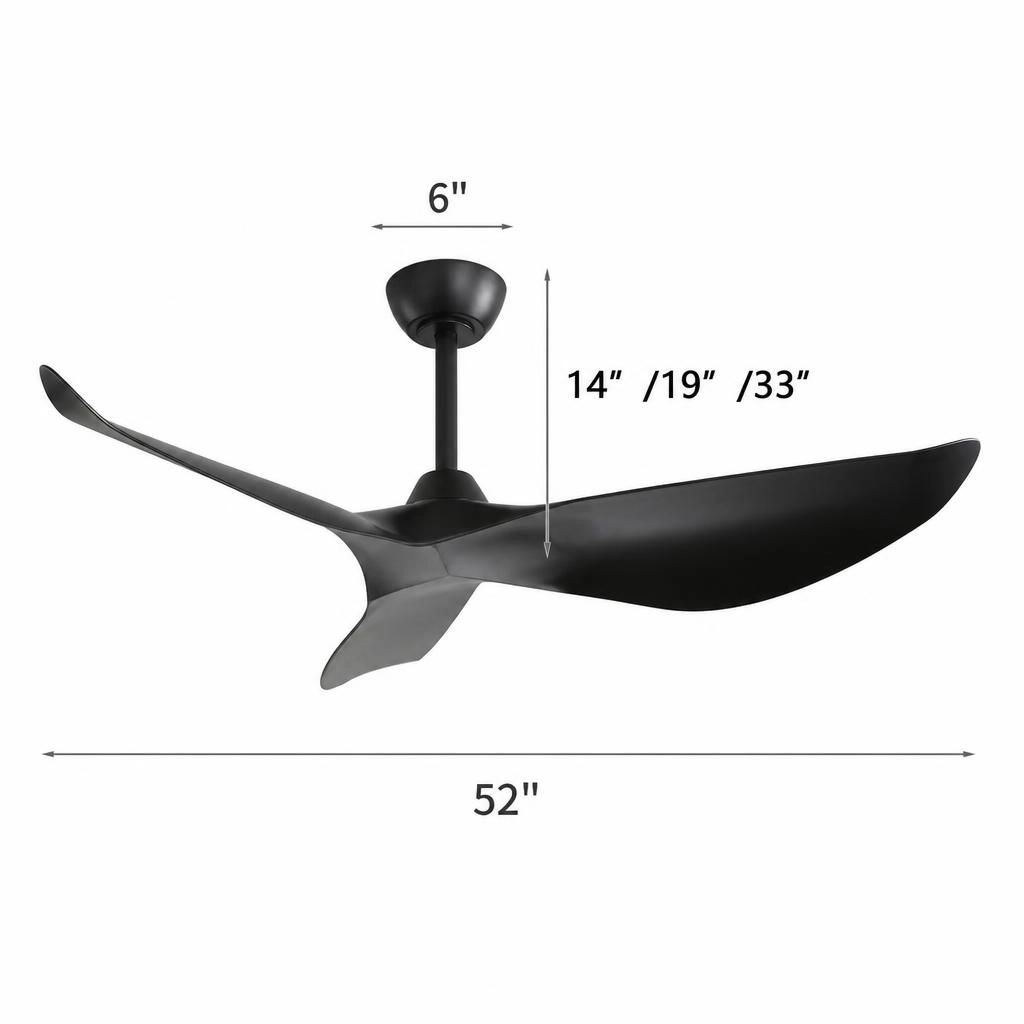ELEMENT ACE 52 Inch Quiet Indoor Ceiling Fan