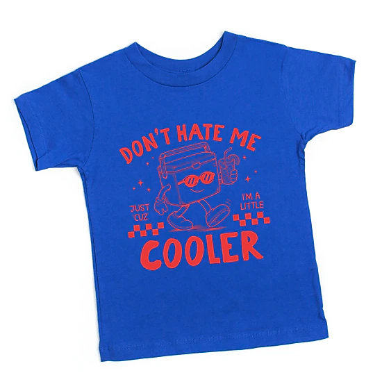 The Juniper Shop - Toddler Short Sleeve Graphic T-Shirt - Just A Little Cooler Checkered