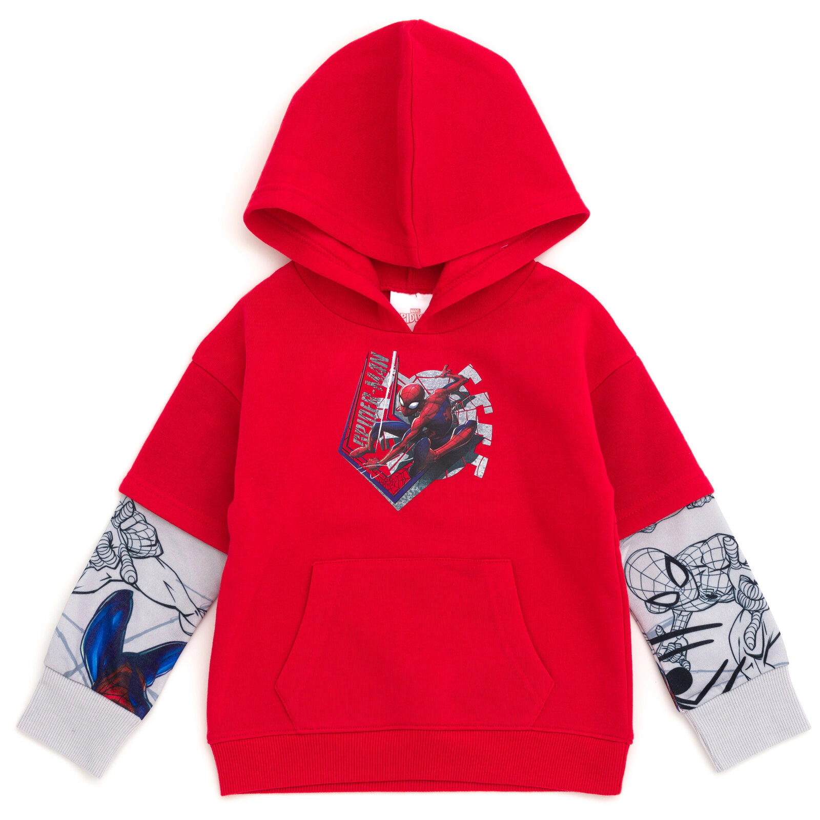 Marvel Spider-Man Boys' Fleece Pullover Hoodie