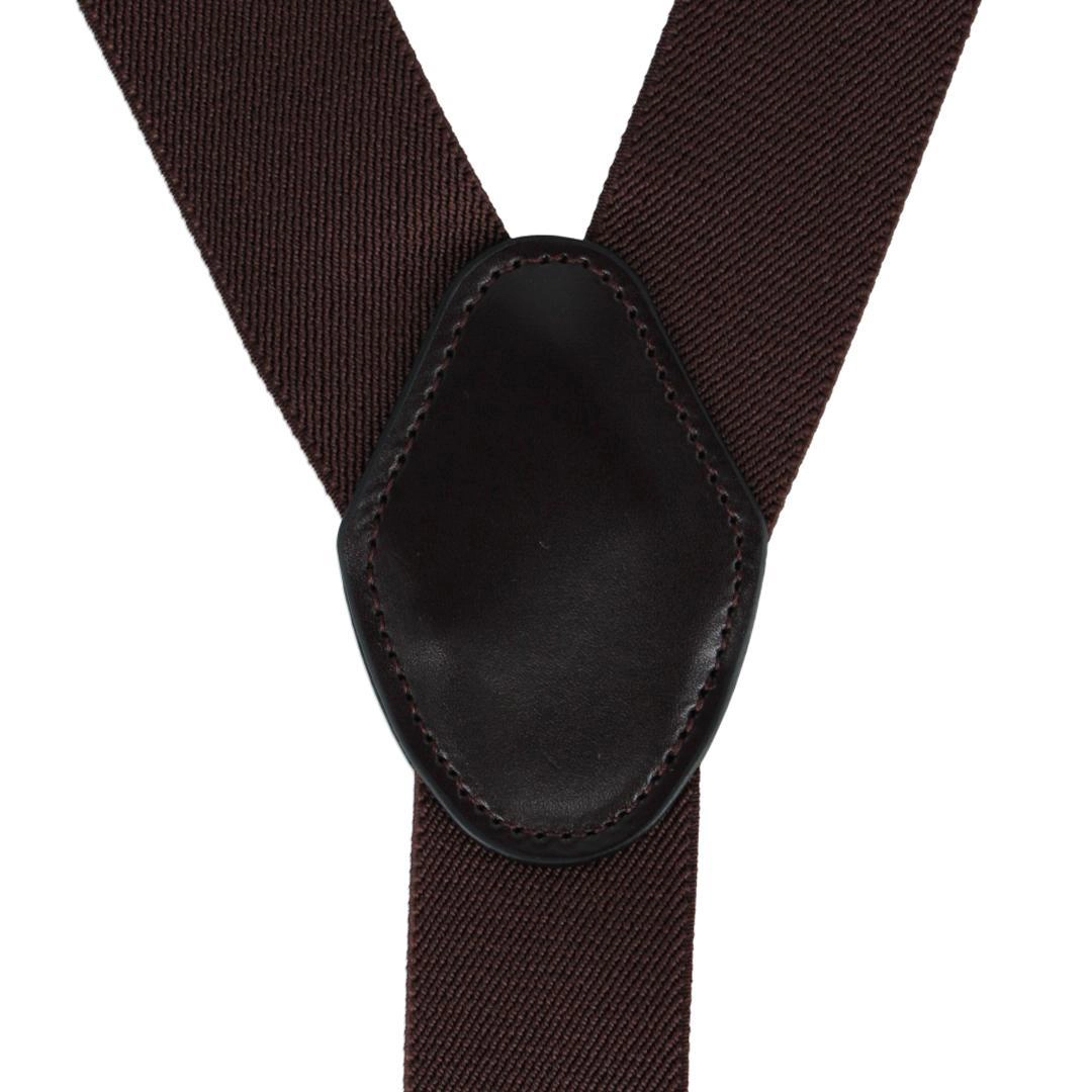 CTM Men's Elastic Y-Back Sleek Swivel Hook Suspenders