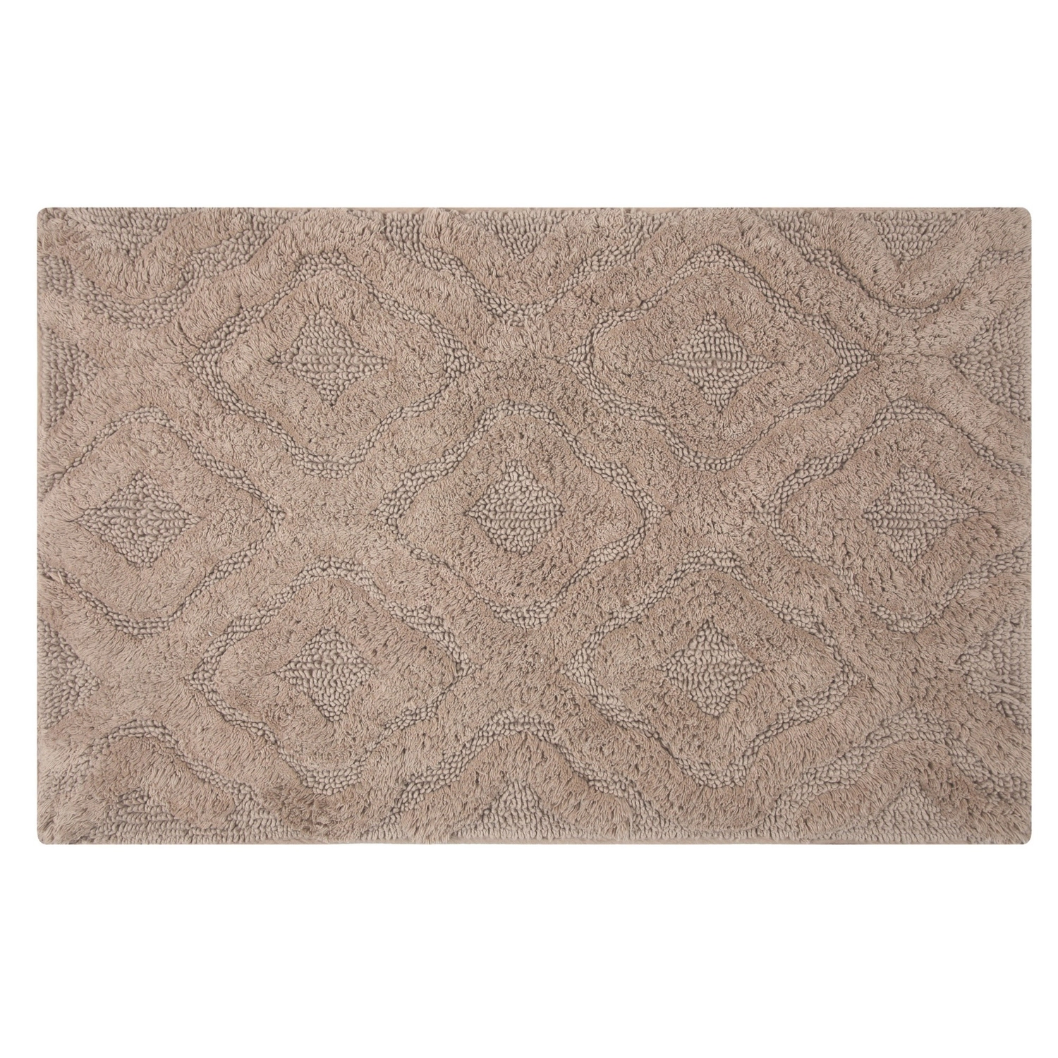 Link Bath Rug 220 GSF Soft Plush Cotton Non Skid Back By Knightsbridge