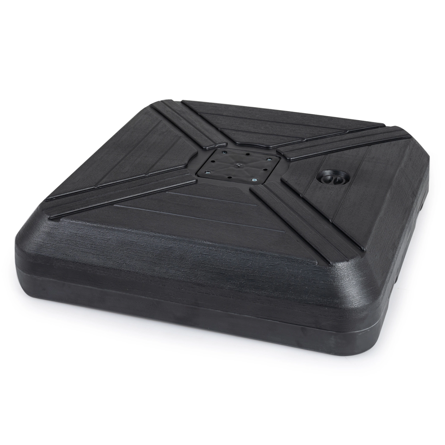 SlickBlue Outdoor Cantilever Umbrella Base with Wheels Water Sand Fillable Patio Stand 32 Inch