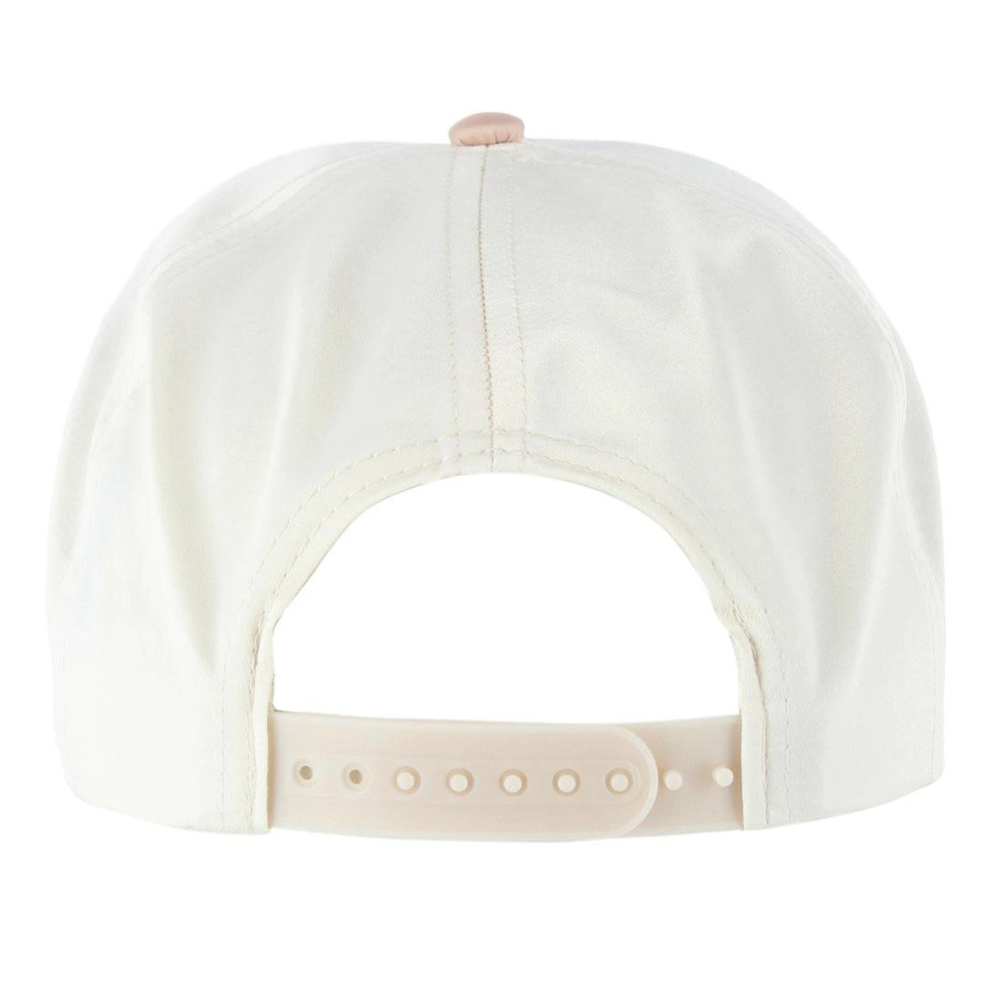 CTM Bride To Be Satin Pearl Beaded Hat for Women