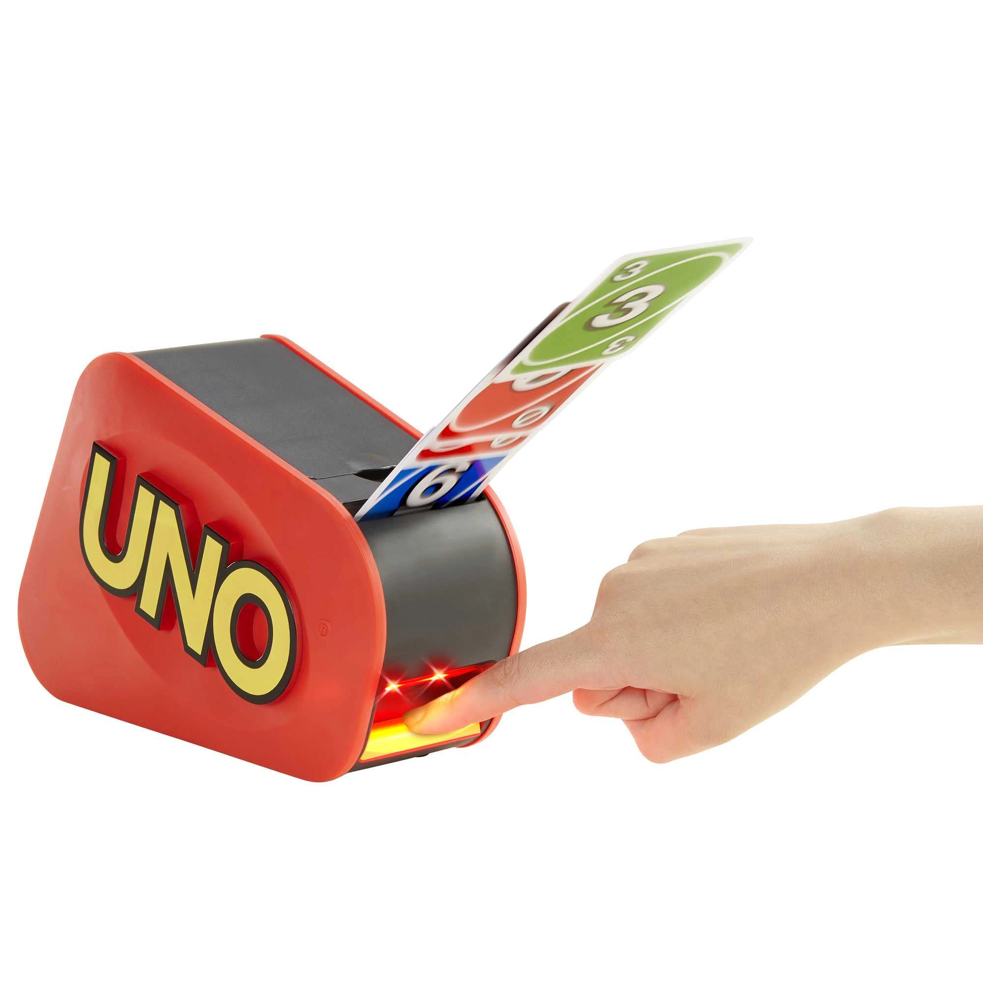 Mattel UNO Attack Card Game with Mechanical Card Launcher