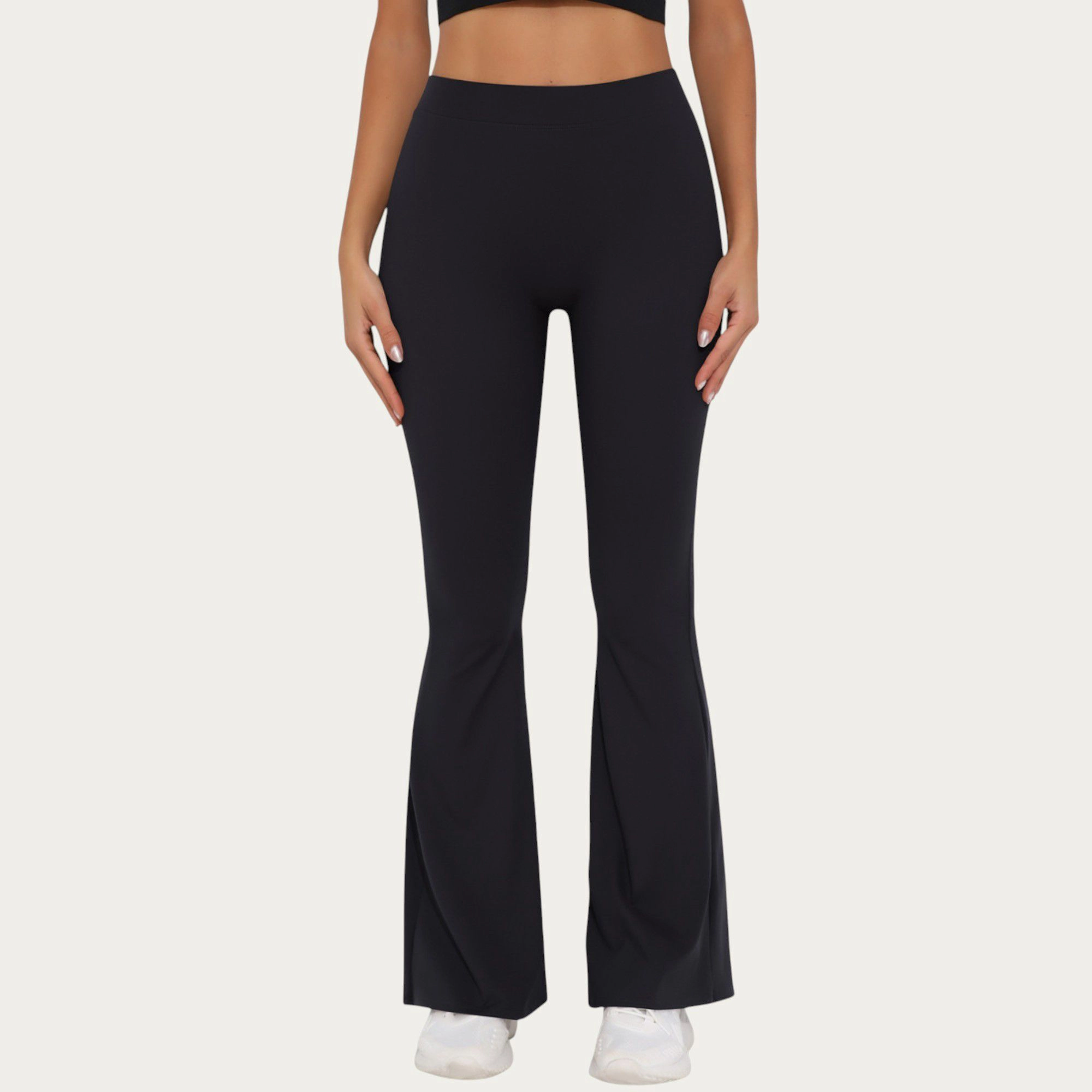 Anna-Kaci Active Women's High Waist Flare Leg Yoga Pants with Stretch Fit and Contoured Waistband