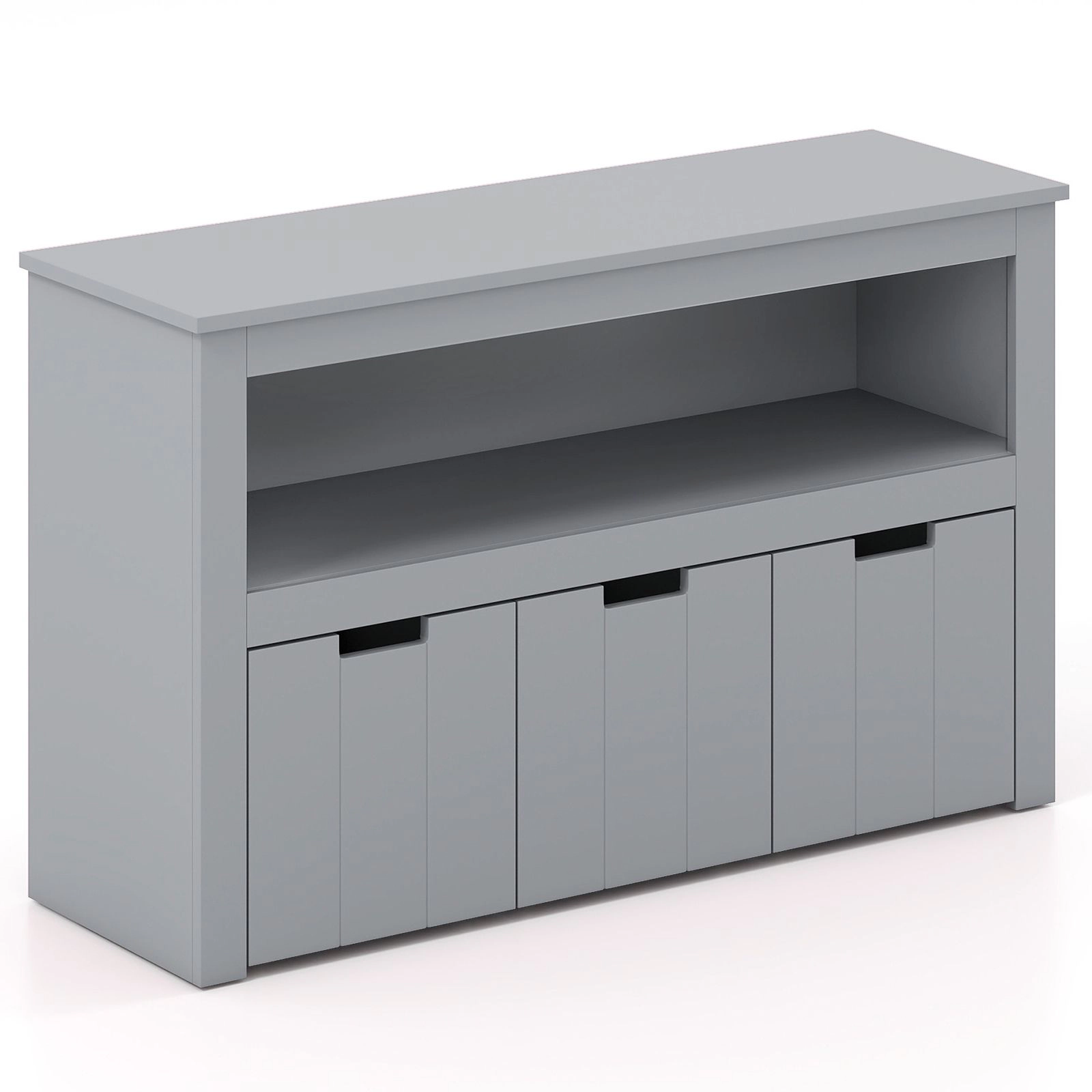 SlickBlue Kids 3-Drawer Storage Cabinet with Wheels and Table