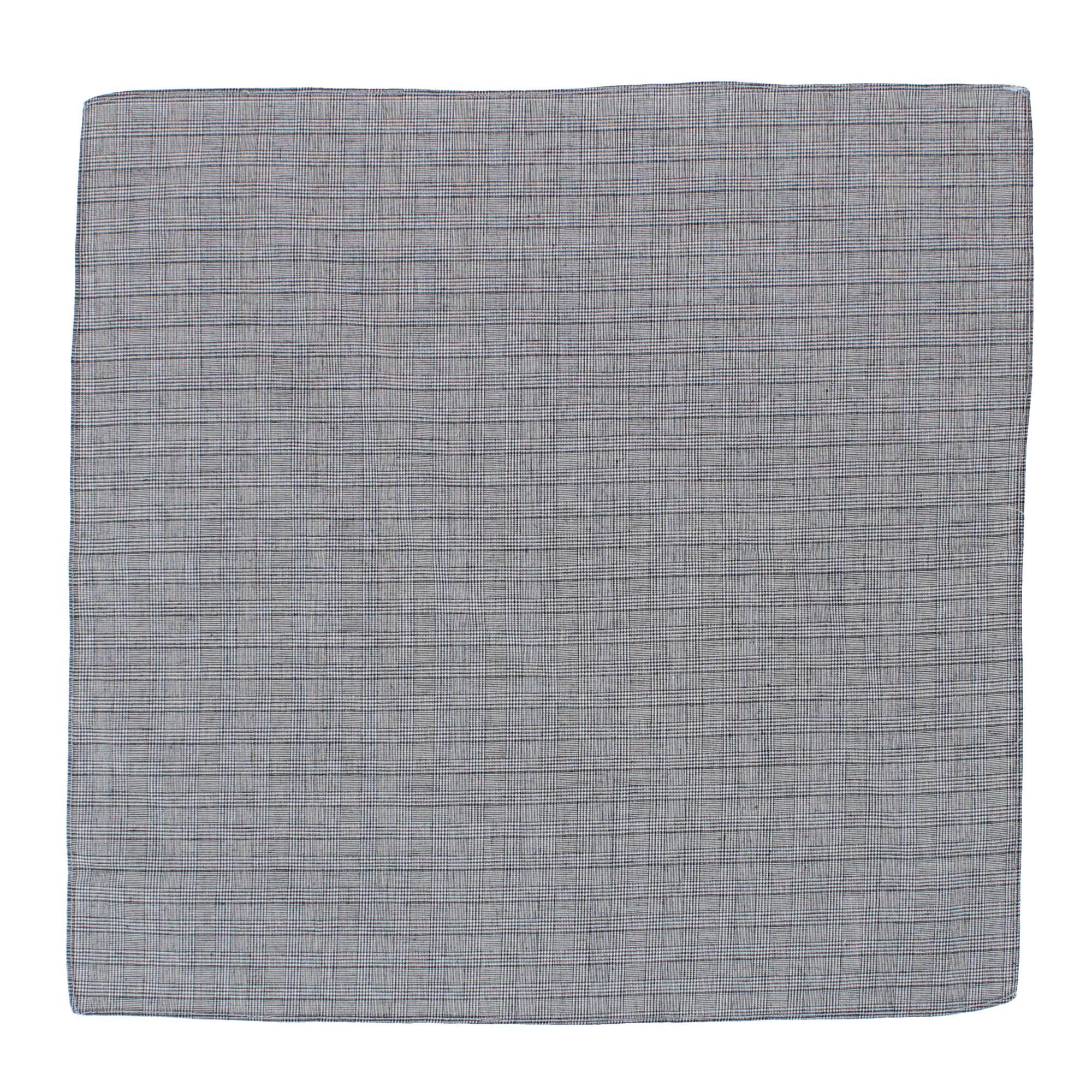 Essentials by Trafalgar Classical Black and White Patterned Handkerchiefs