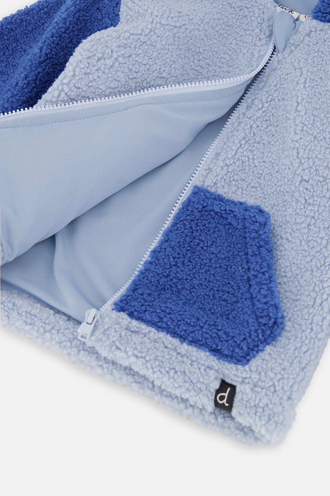 Deux par Boys Sherpa Bear Ear Hooded Zip Jacket