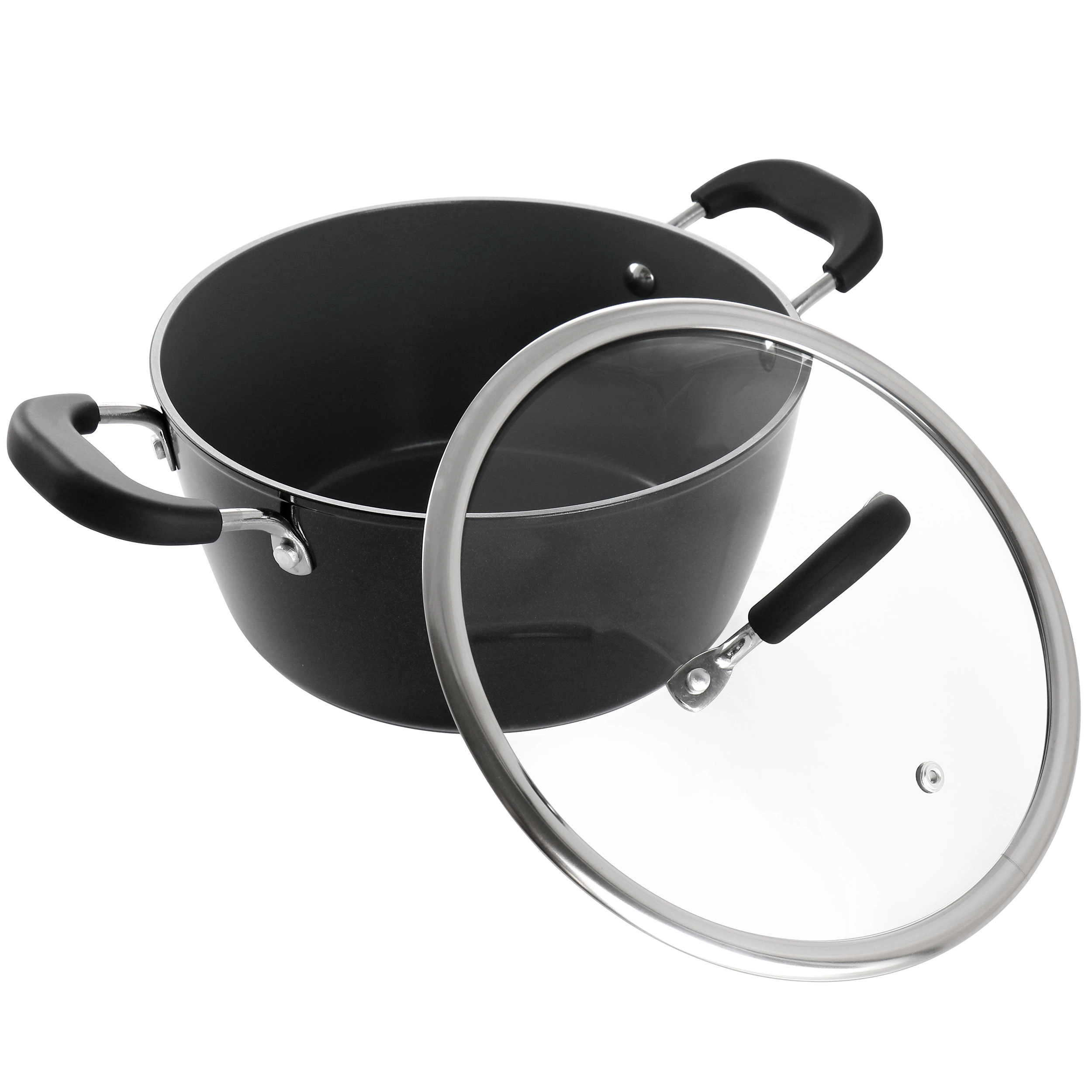Kenmore Arlington 4.5 Quart Dutch Oven with Lid in Black