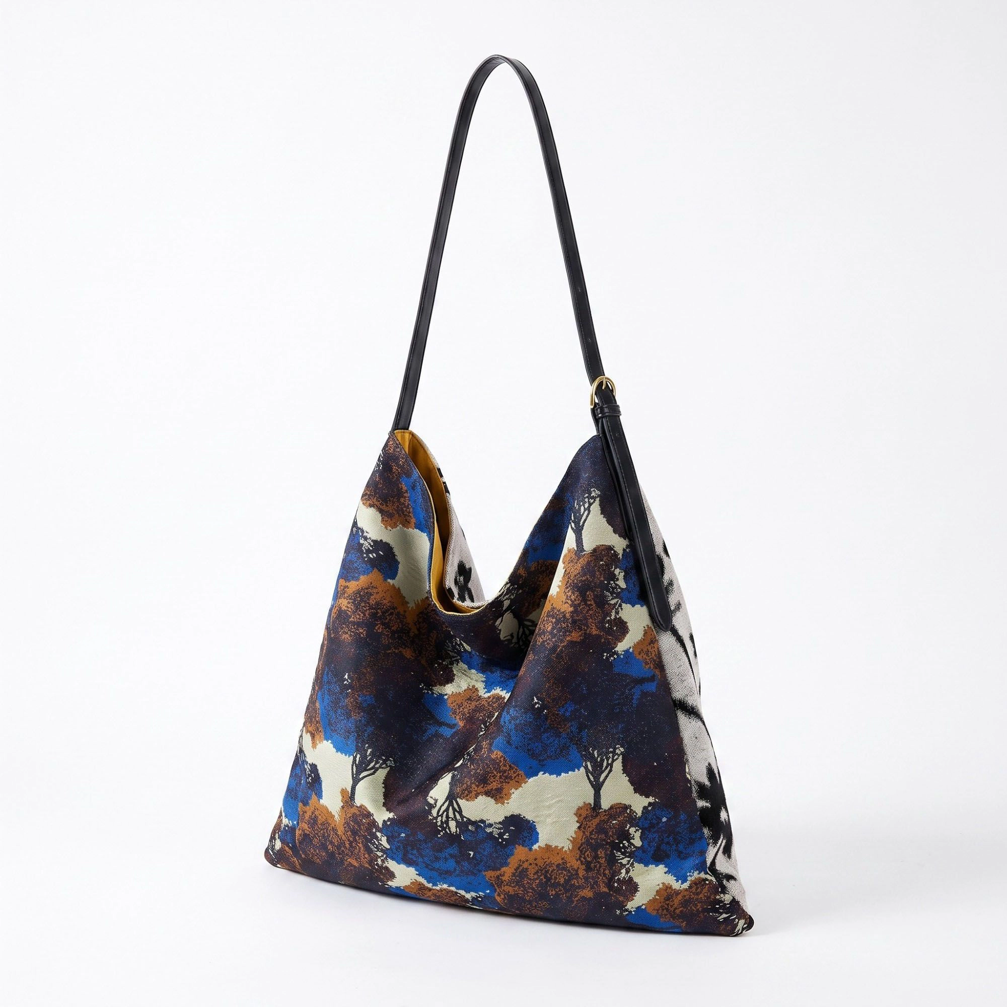 Alilang Women's Oversized Printed Hobo Shoulder Bag with Adjustable Strap