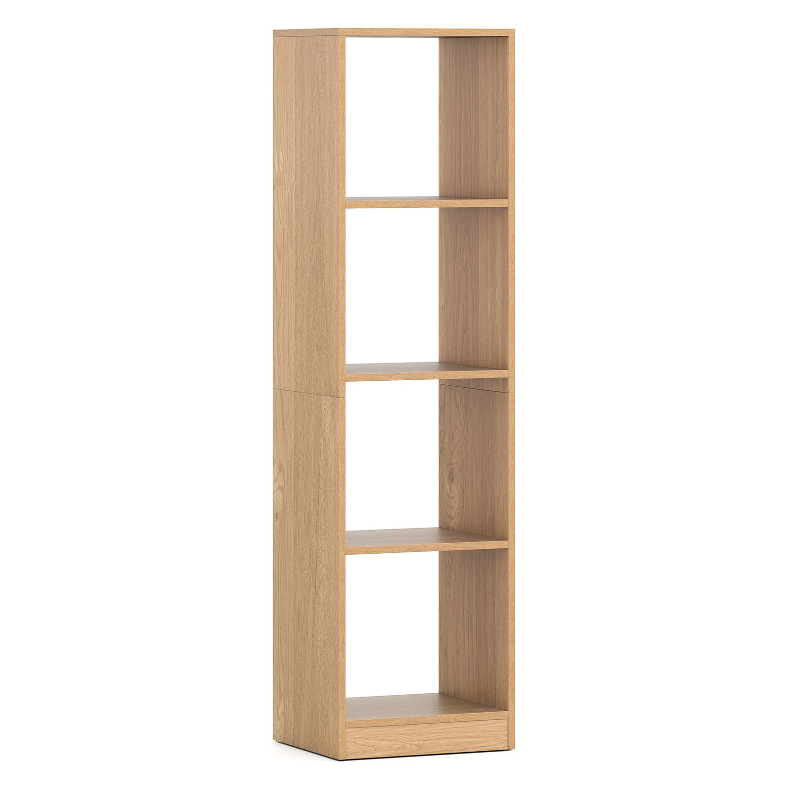 SlickBlue 5-Tier Freestanding Bookcase With 4 Cube Compartments