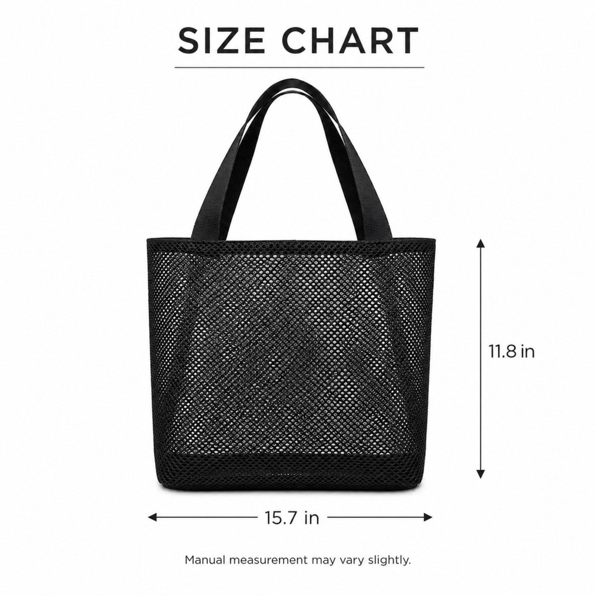 Alilang Women's Large Mesh Tote Bag with Comfortable Shoulder Straps