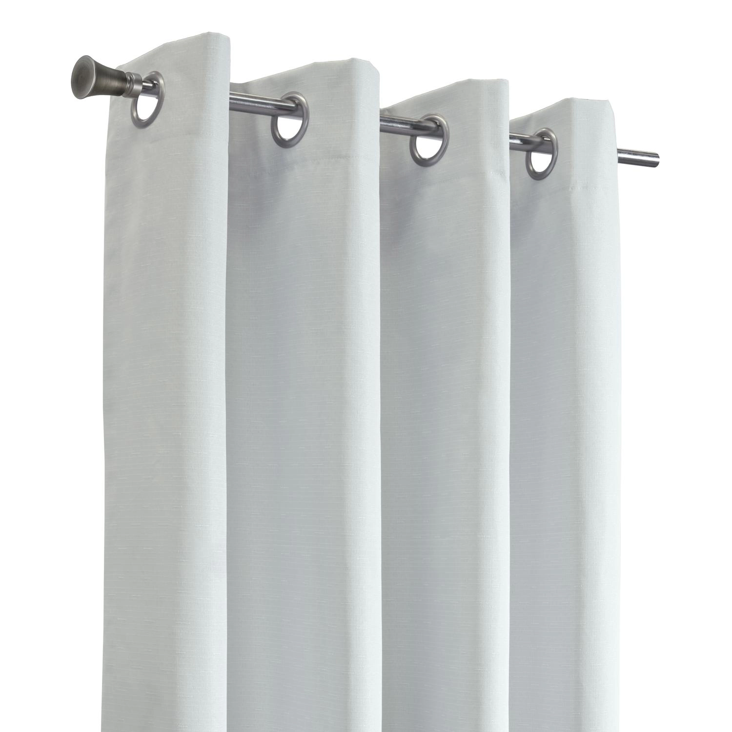 Thermaplus Marissa Blackout UV Protection Grommet Curtain Panel for Windows 52" x 84" Light Grey