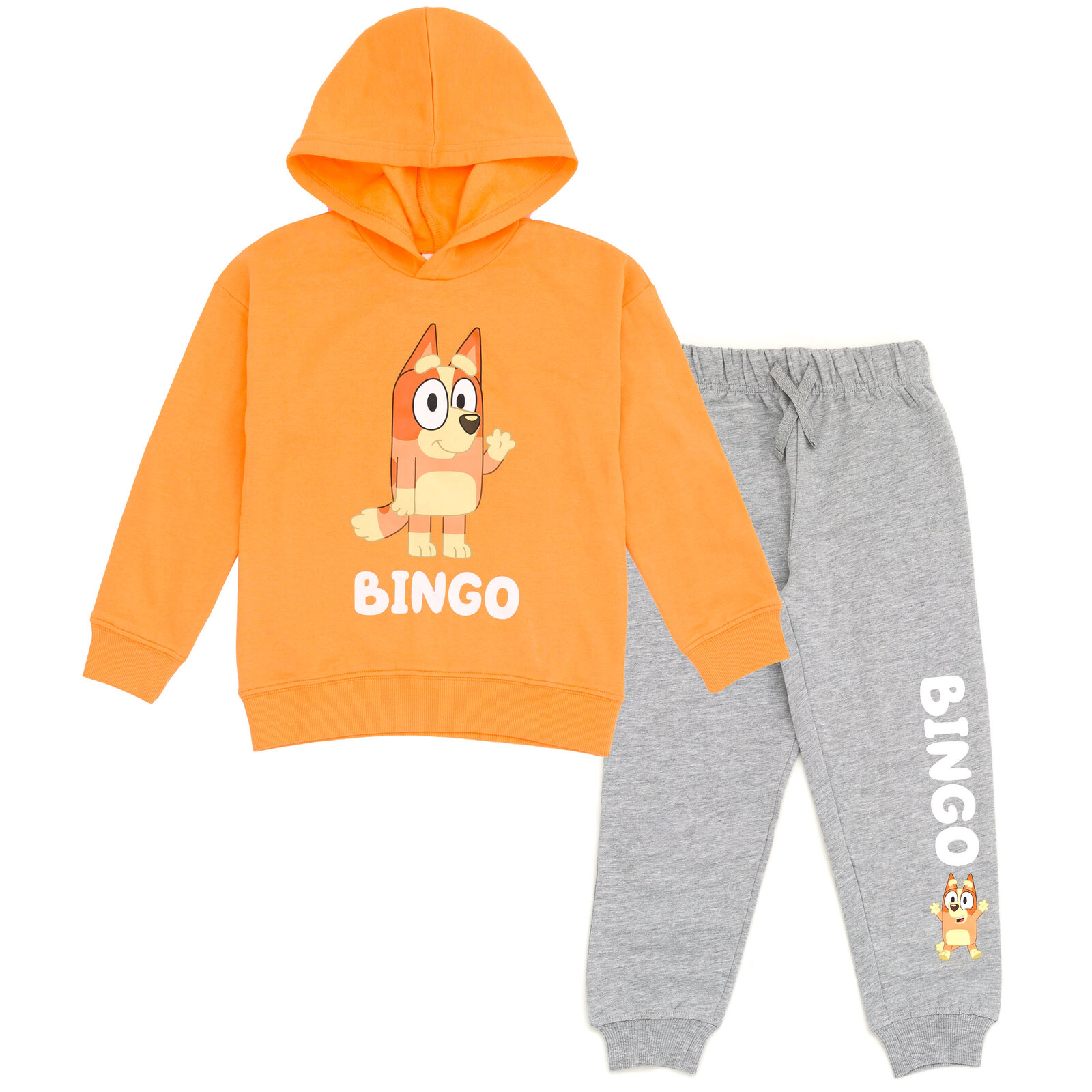 Bluey Boys' Fleece 2-Piece Hoodie and Pants Set