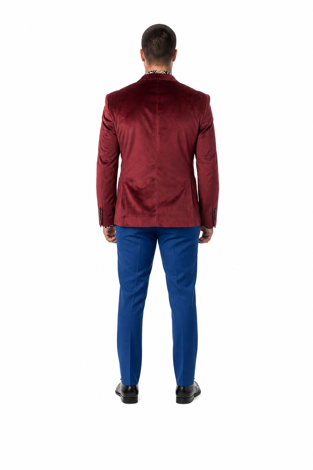 Elie Balleh Men's Slim Fit Velvet Sportcoat