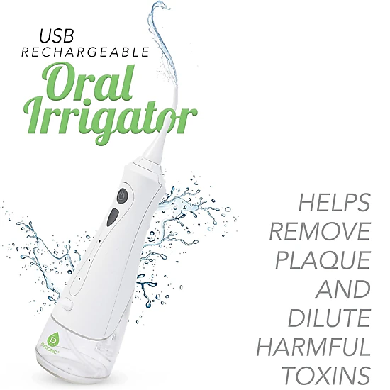 Pursonic Unisex USB Rechargeable Oral Irrigator Water Flosser