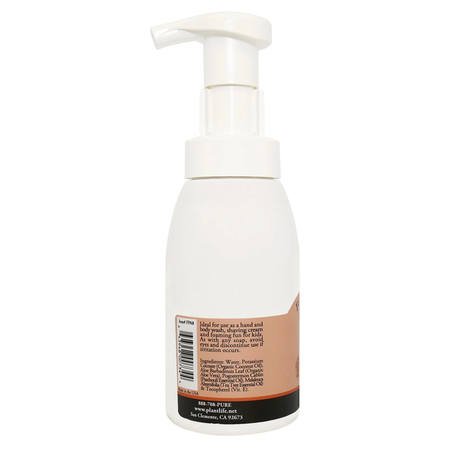 Plantlife Patchouli Hand & Body Foam Soap