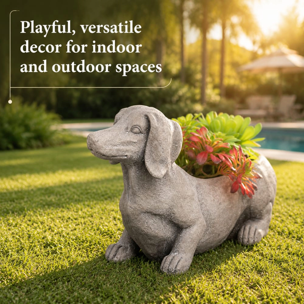 WOW PIONEER Durable Rectangular Outdoor Planter