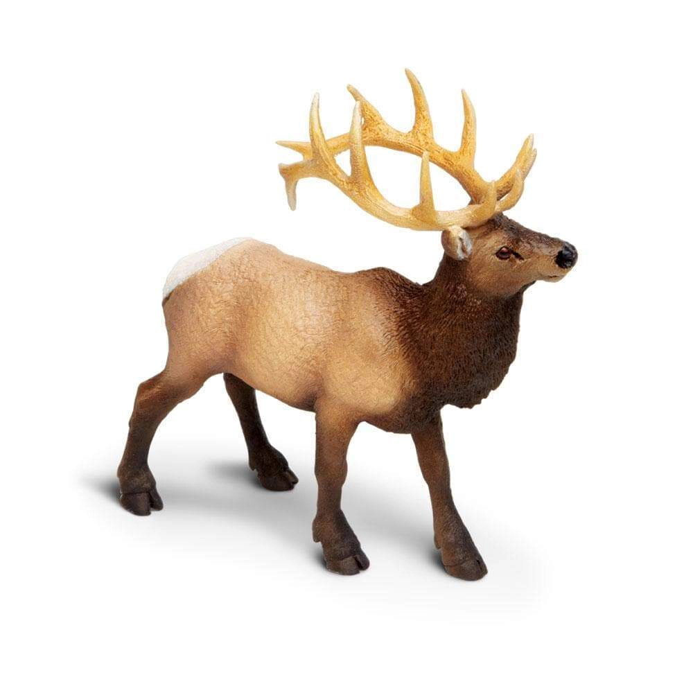 Safari Ltd. - Elk Bull Kids Toy Figure