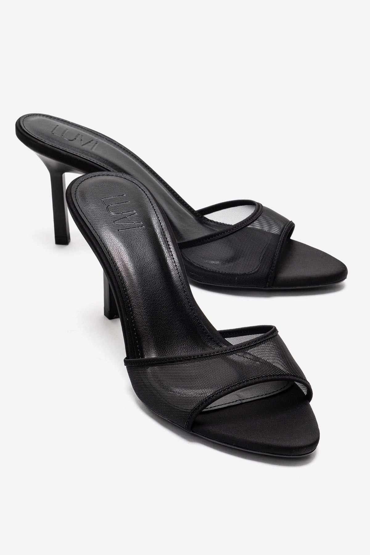 Prologue Shoes Womens Monroe Stiletto Mesh Sandal
