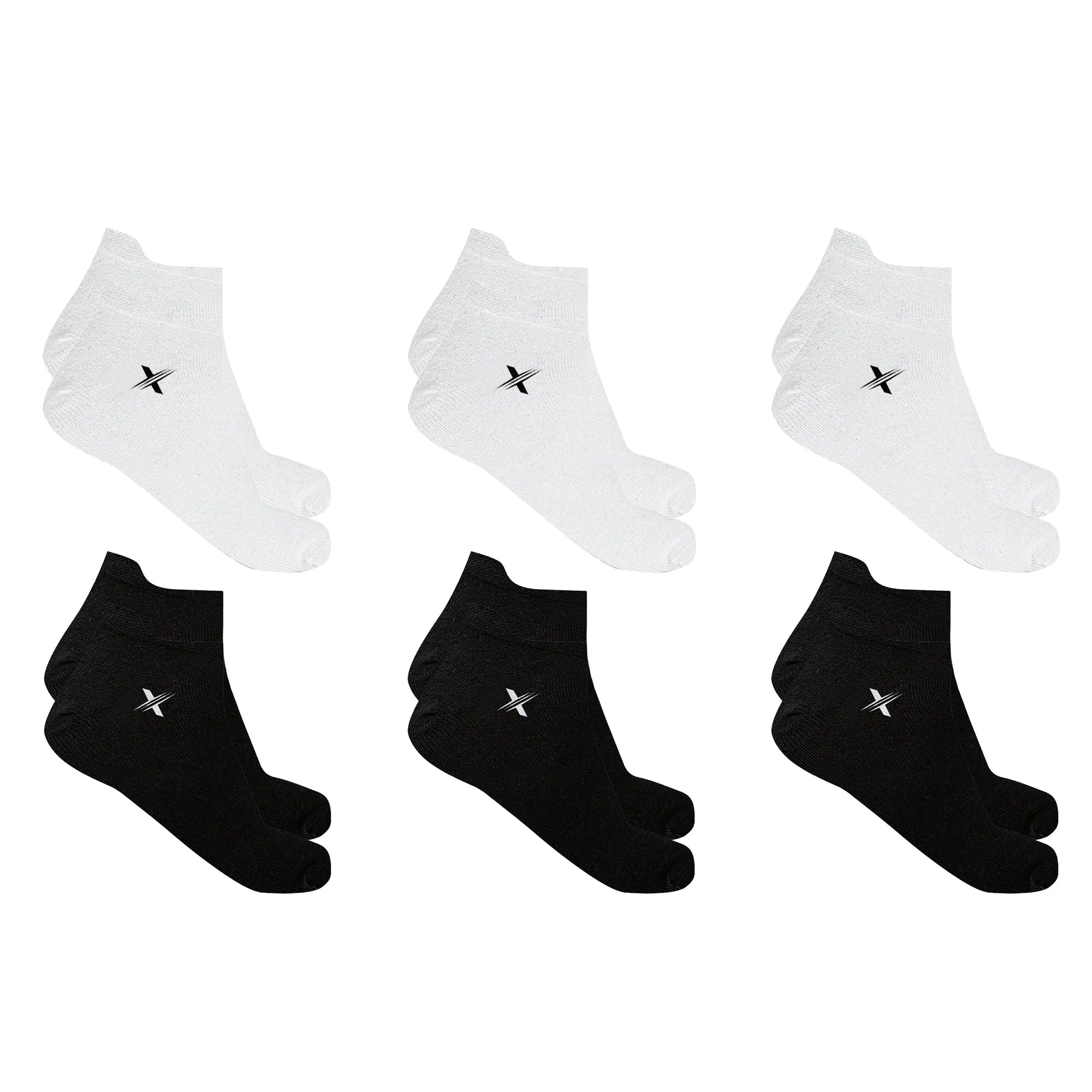 Extreme Fit Cushioned Ankle Compression Sock - 6 Pair