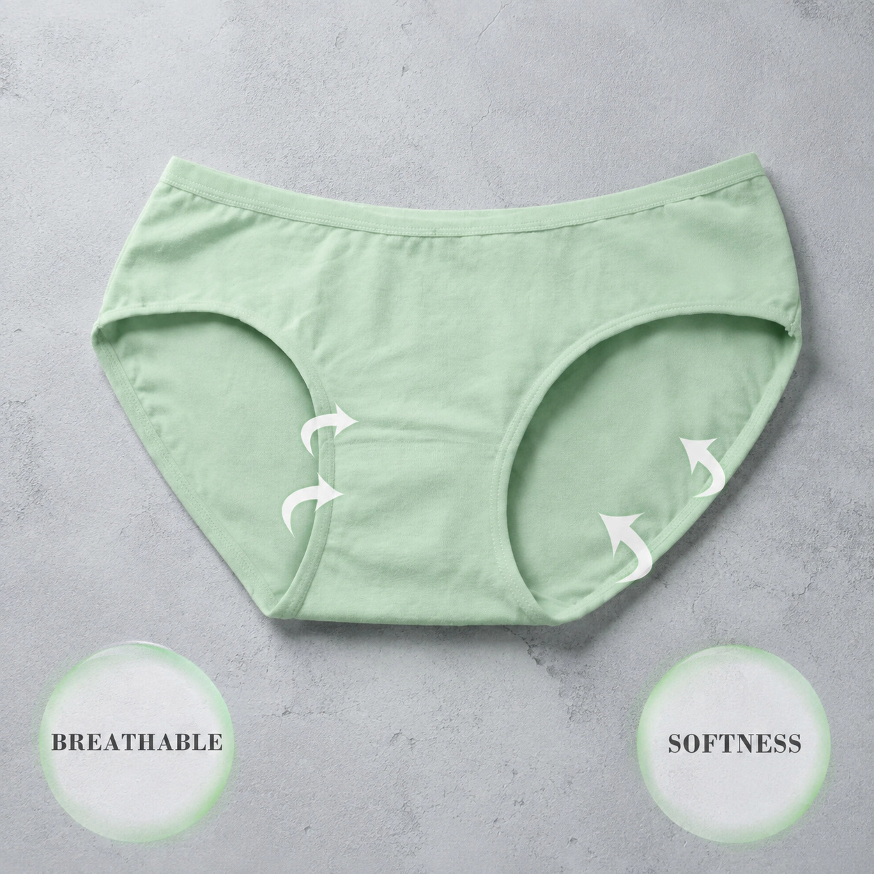 WZK Womens 6-Pack High Cut Stretch Cotton Underwear